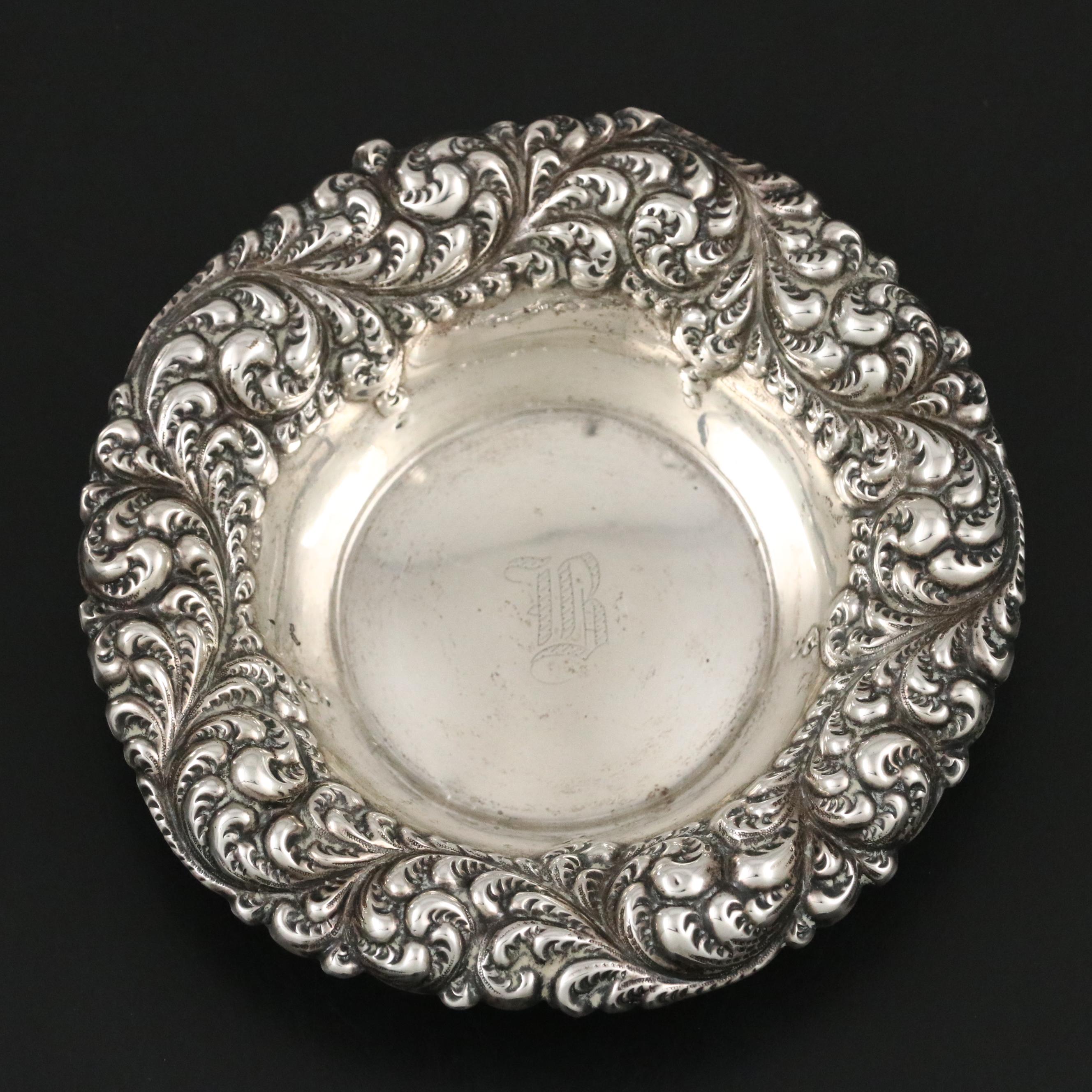Gorham Sterling Silver Bonbon Bowl, 1898