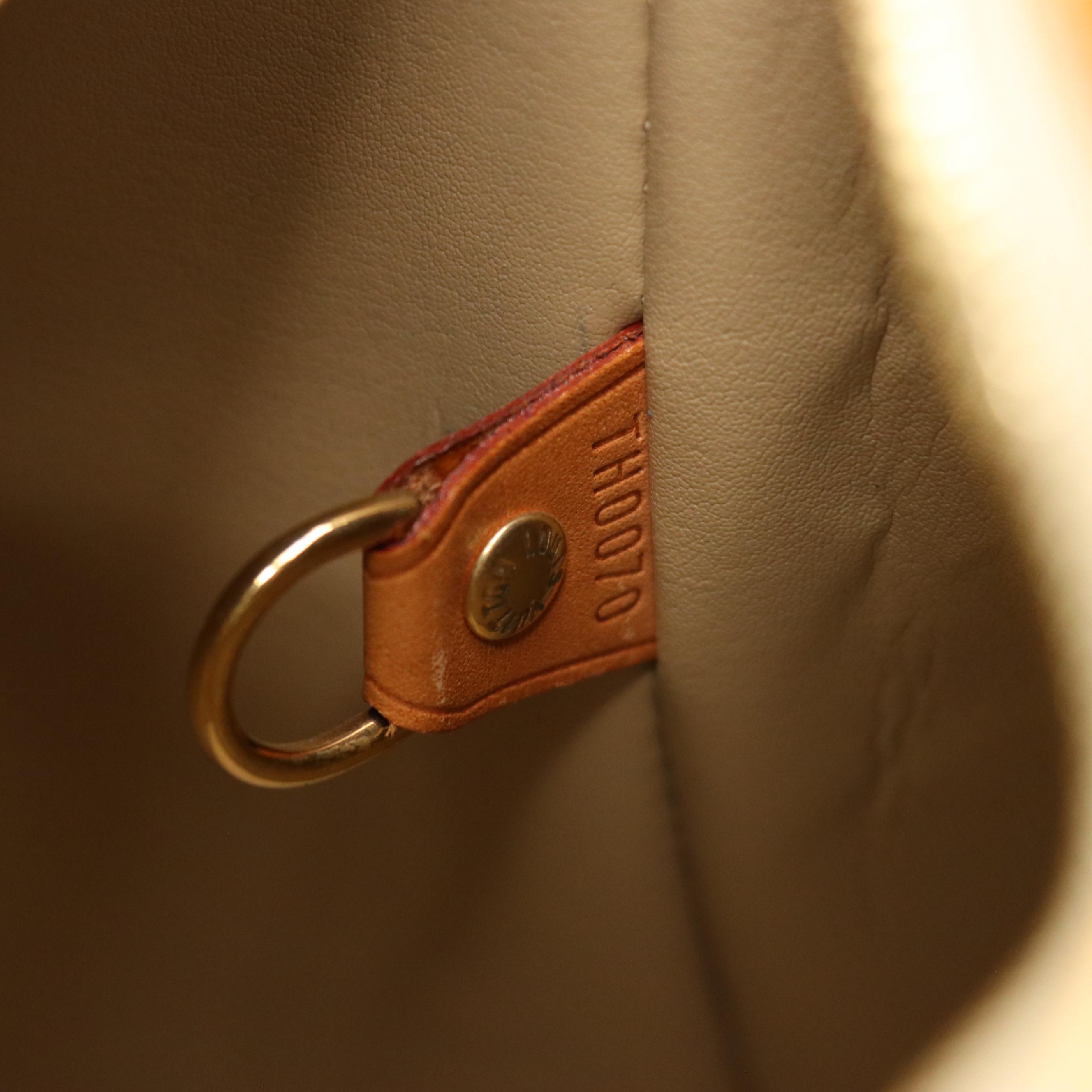 Louis Vuitton Houston Shoulder Bag in Yellow Monogram Vernis Leather