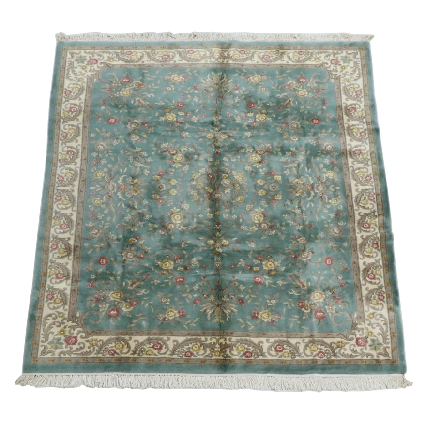 7'9 x 10'3 Hand-Knotted Pande Cameron of New York Indian Royal Jahan ...