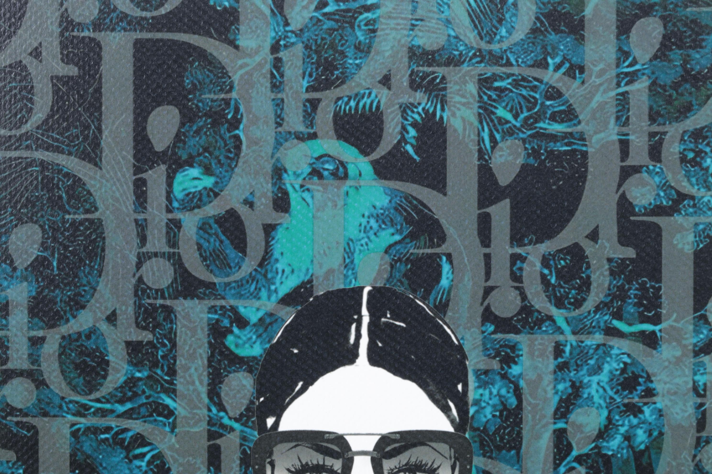 Death NYC Pop Art Graphic Print Homage to Dior and Prada, 2024