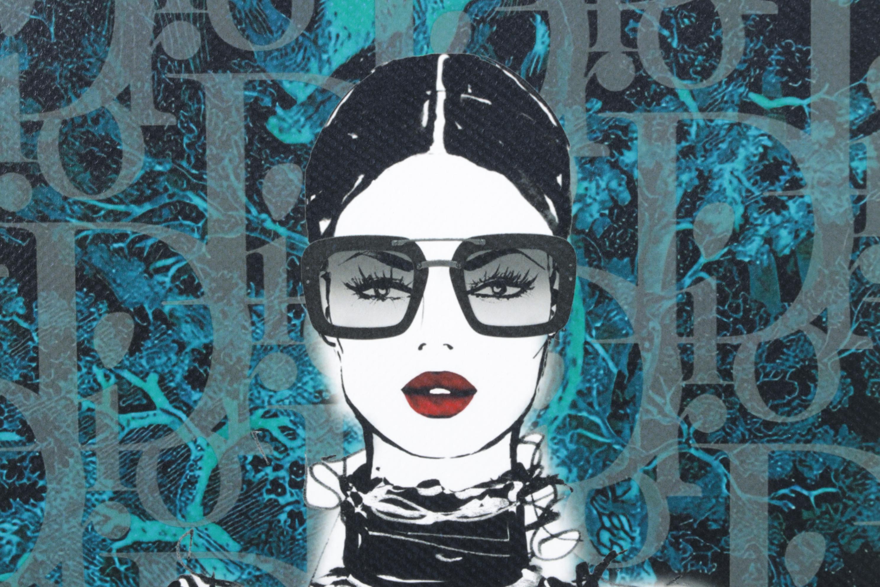 Death NYC Pop Art Graphic Print Homage to Dior and Prada, 2024
