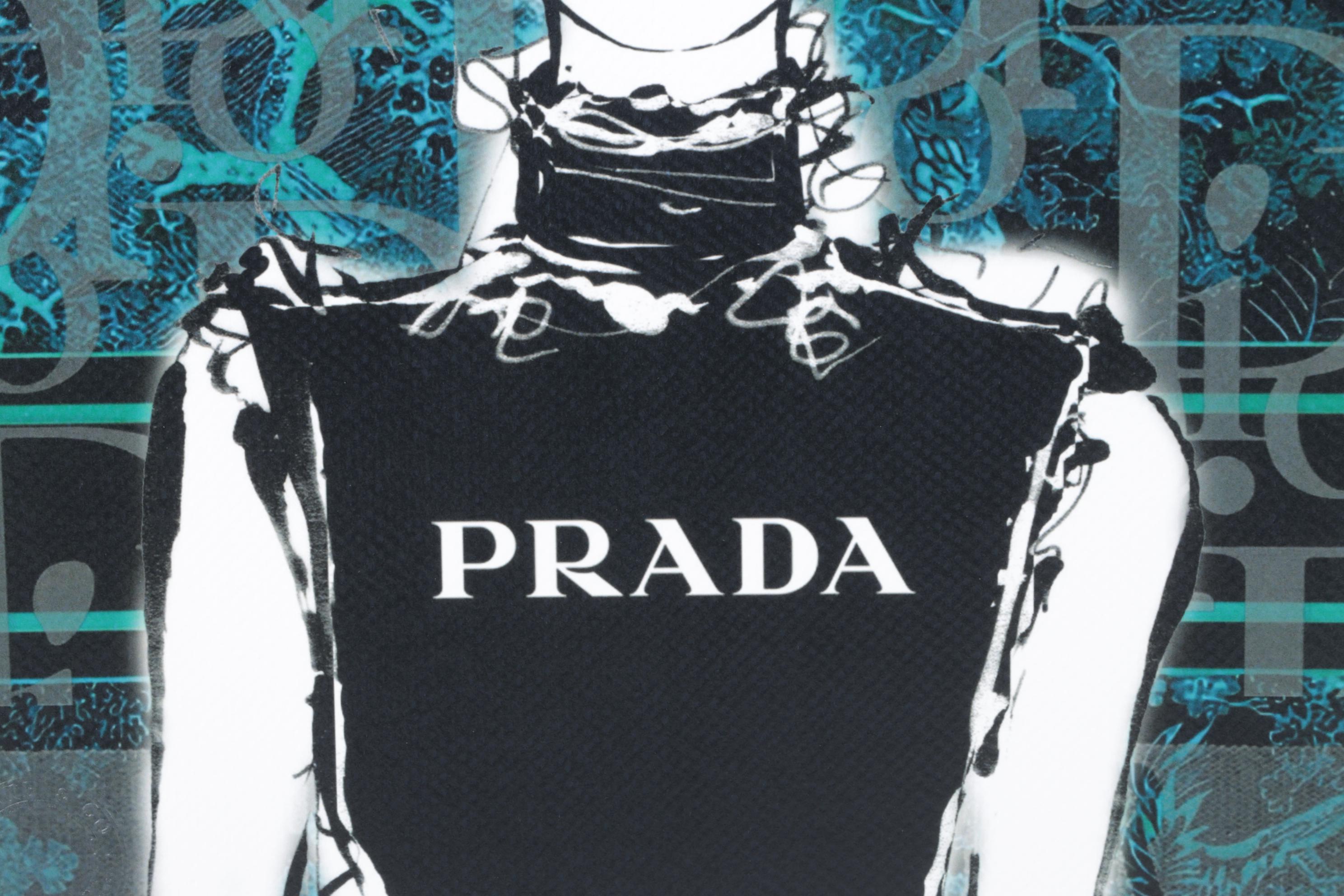 Death NYC Pop Art Graphic Print Homage to Dior and Prada, 2024
