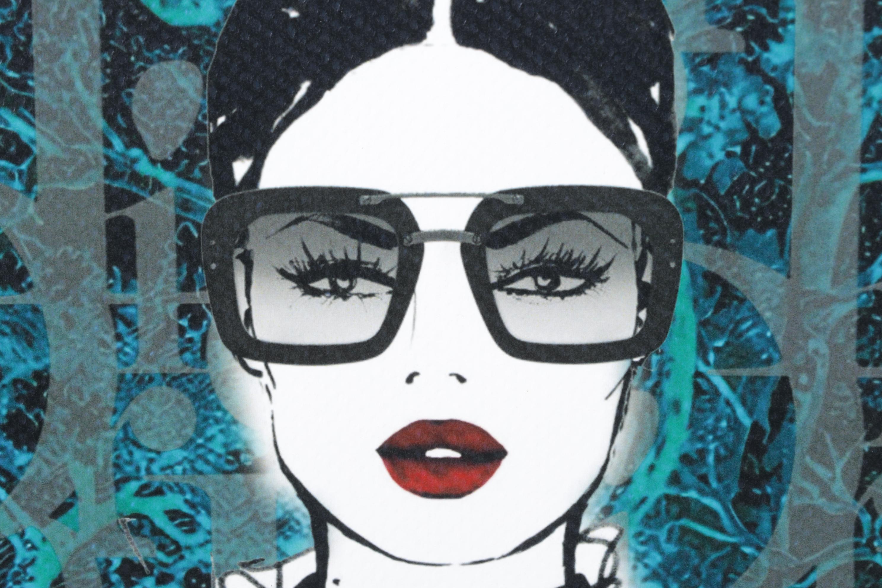 Death NYC Pop Art Graphic Print Homage to Dior and Prada, 2024