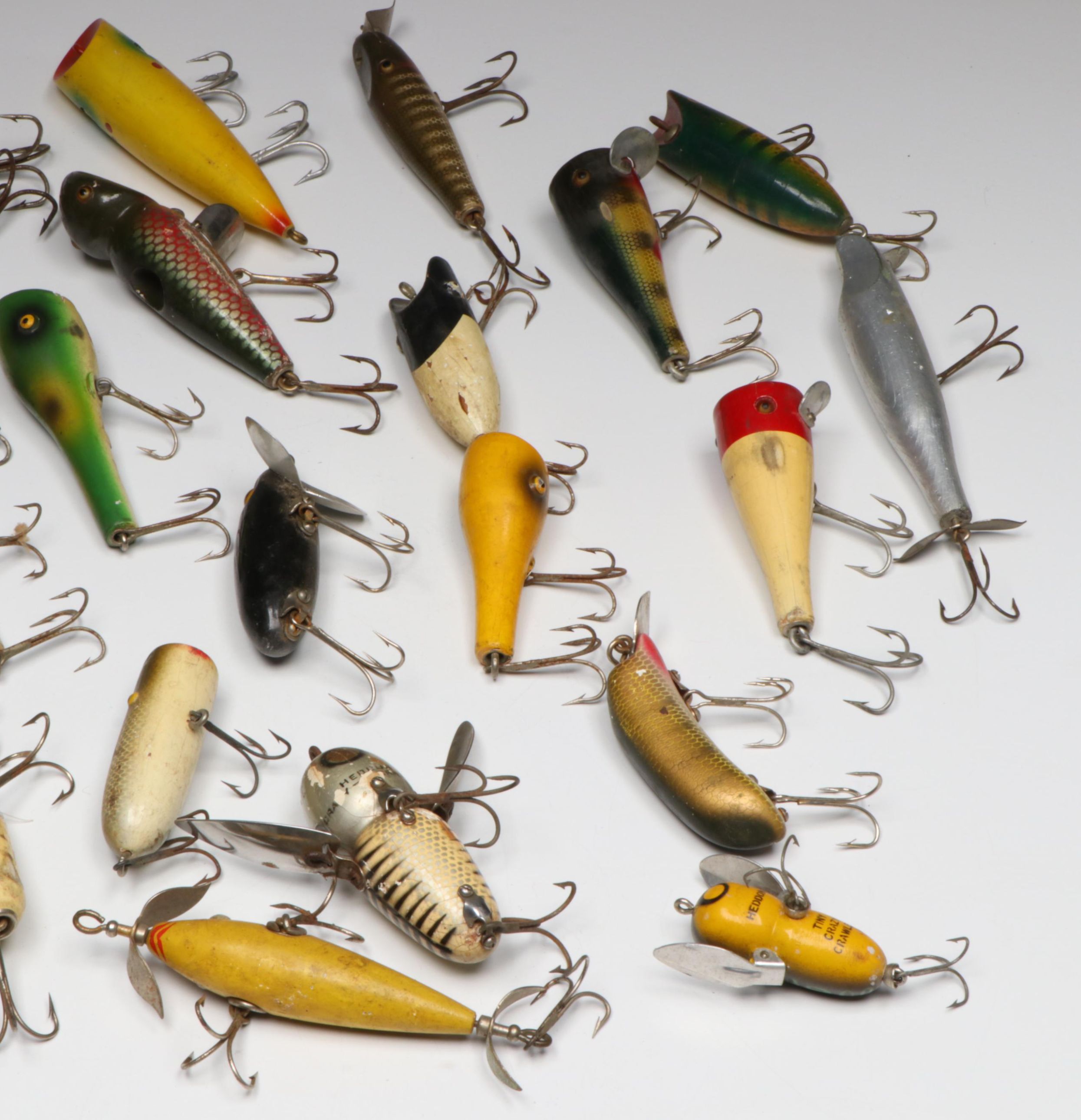 Vintage/Antique American Wood Fishing Lure Collection