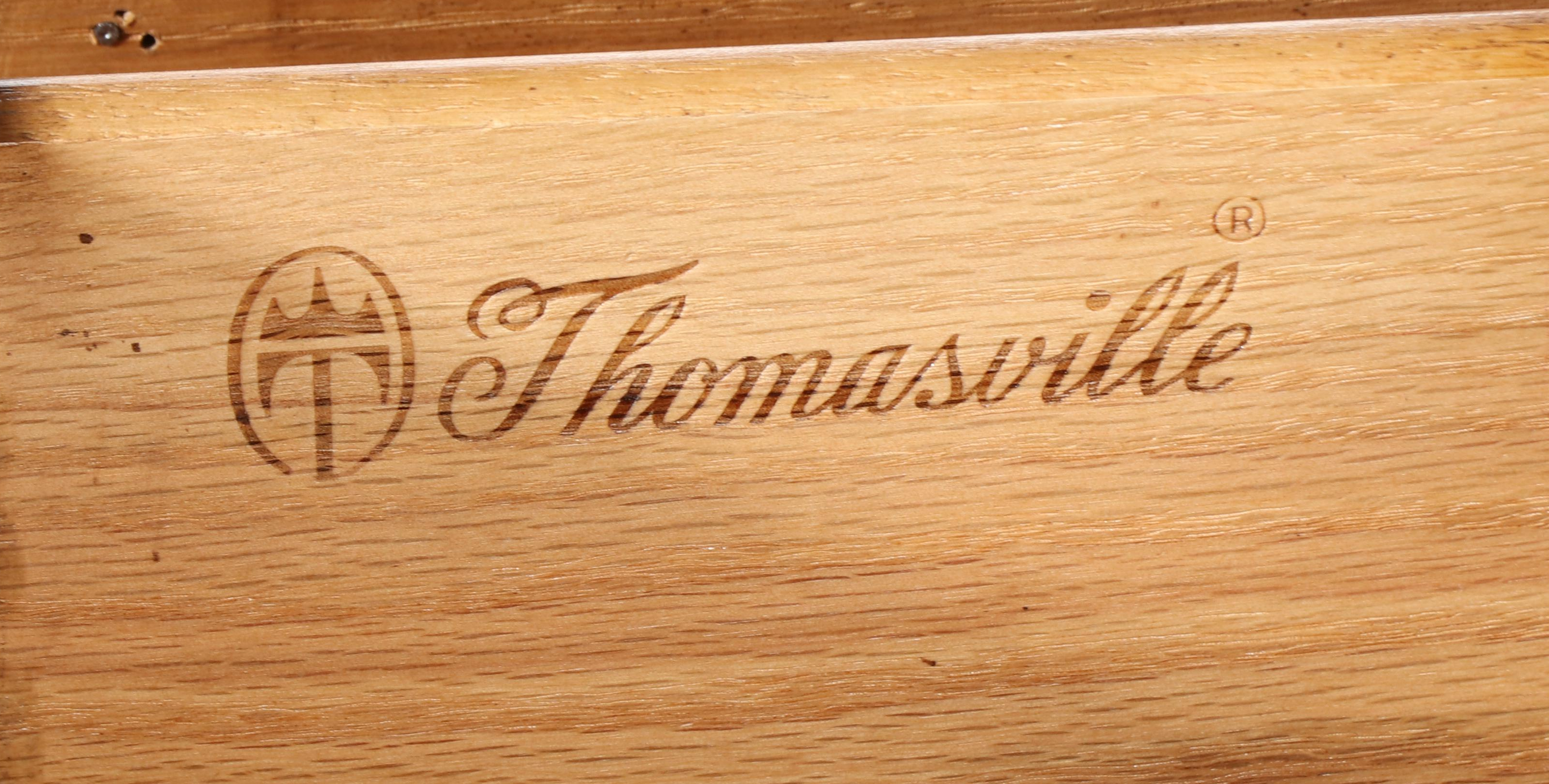 Thomasville Furniture Federal Style Secretary Desk, Mid to Late 20th Century