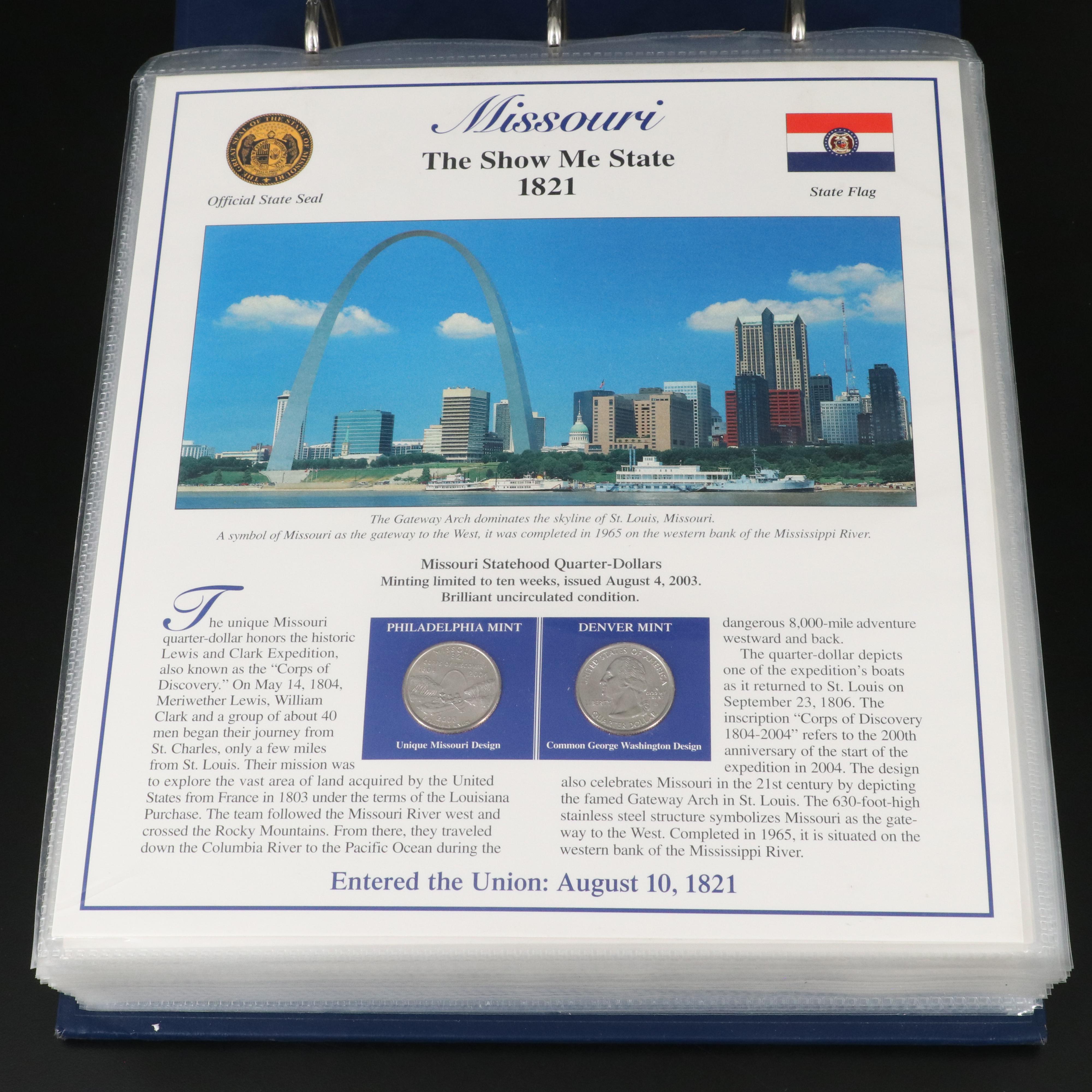 Three Albums Each With U.S. Coins