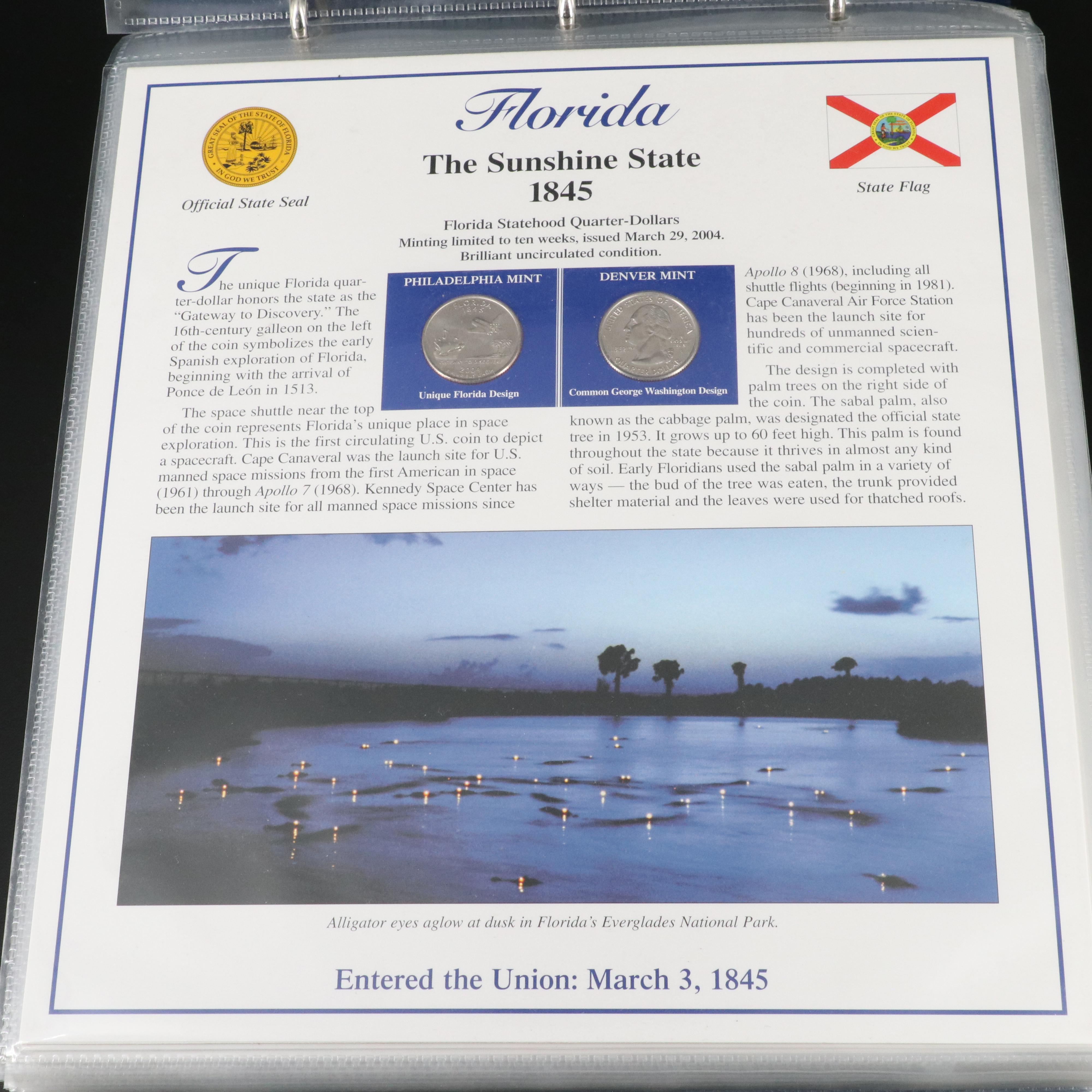 Three Albums Each With U.S. Coins