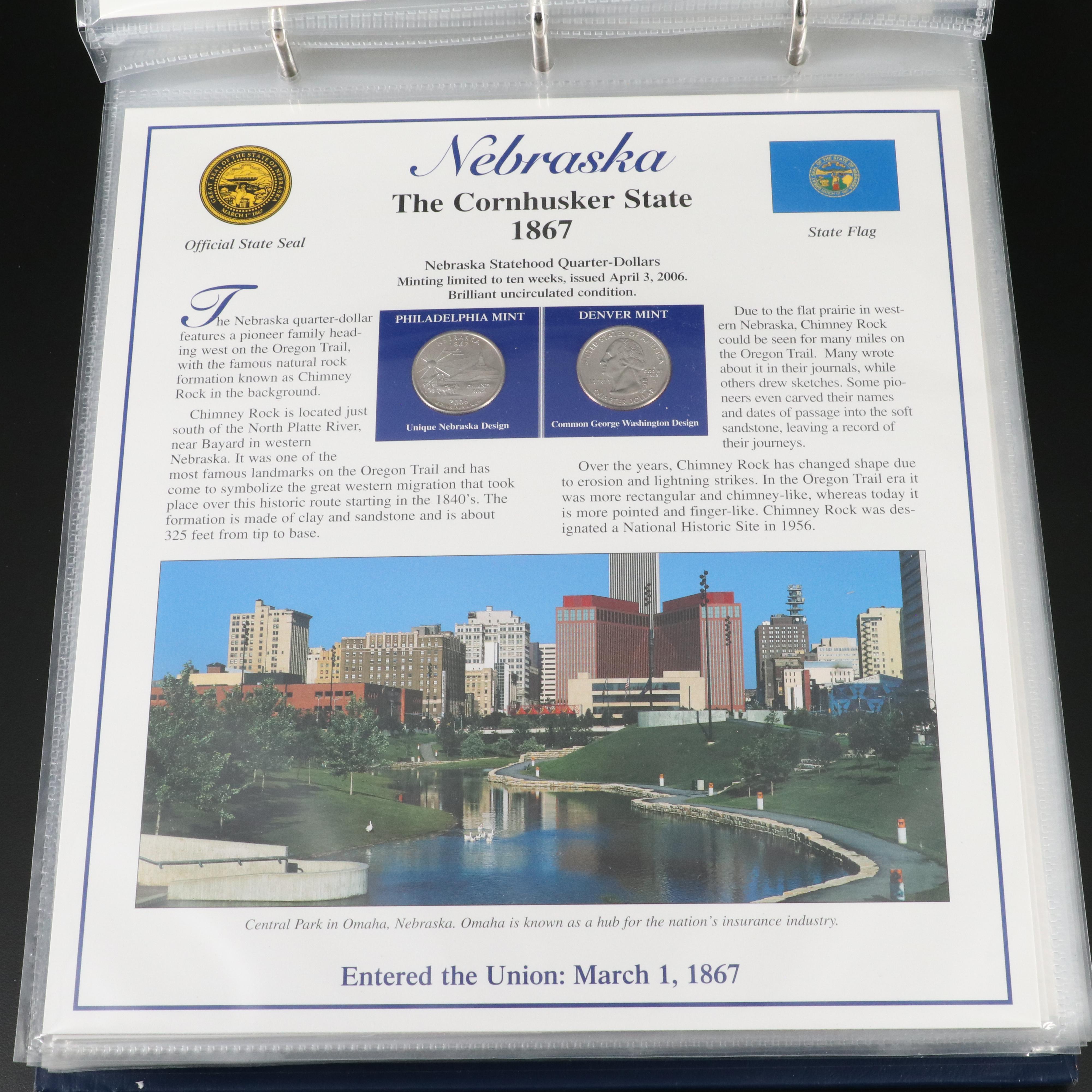 Three Albums Each With U.S. Coins