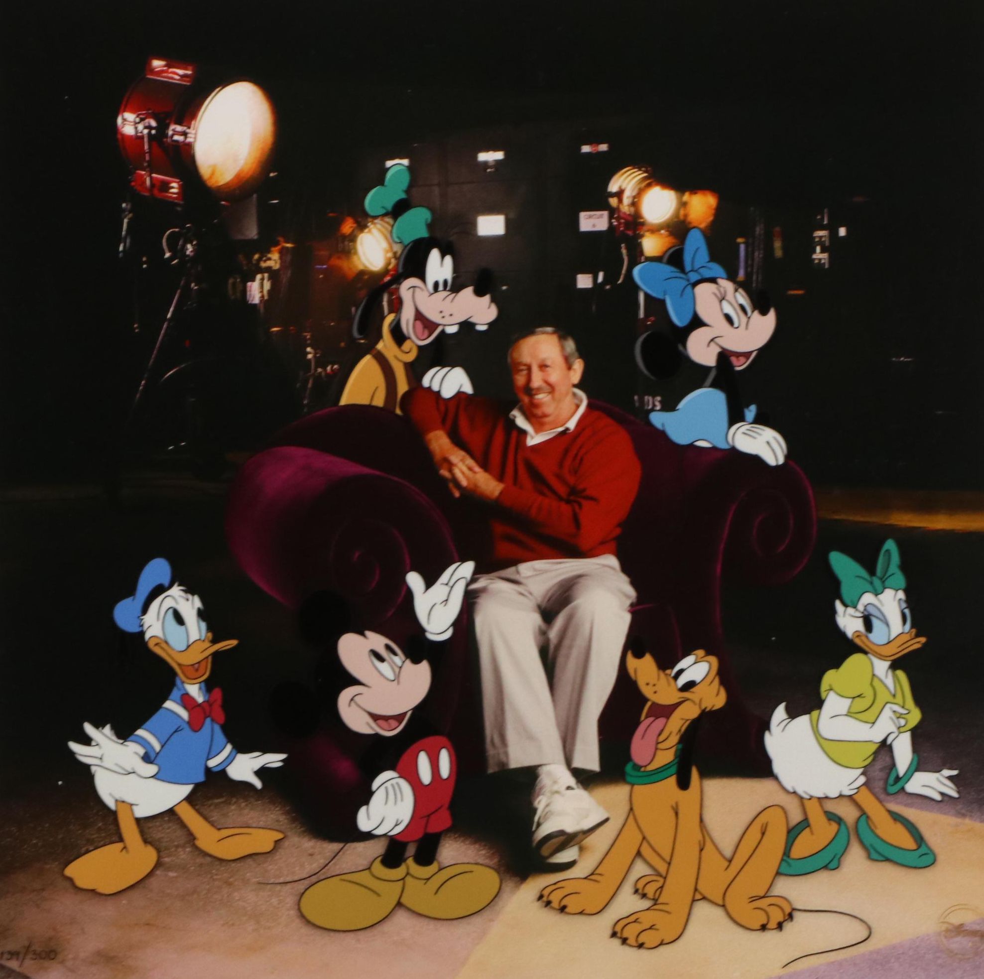 Signed Animation Cel "Roy Disney and Friends"