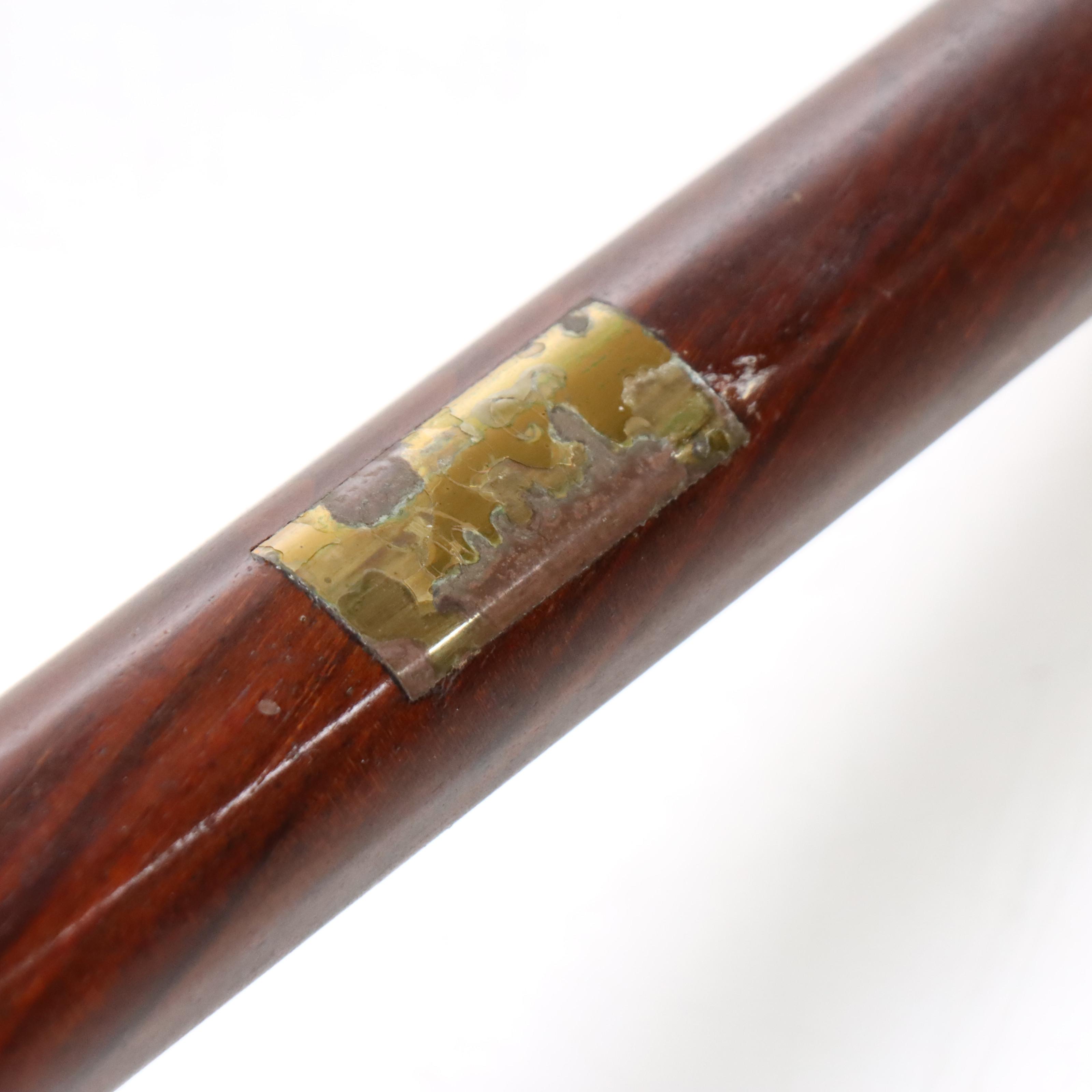 William Suckling Sterling Silver Handled Cane with Umbrella and Cane Collection