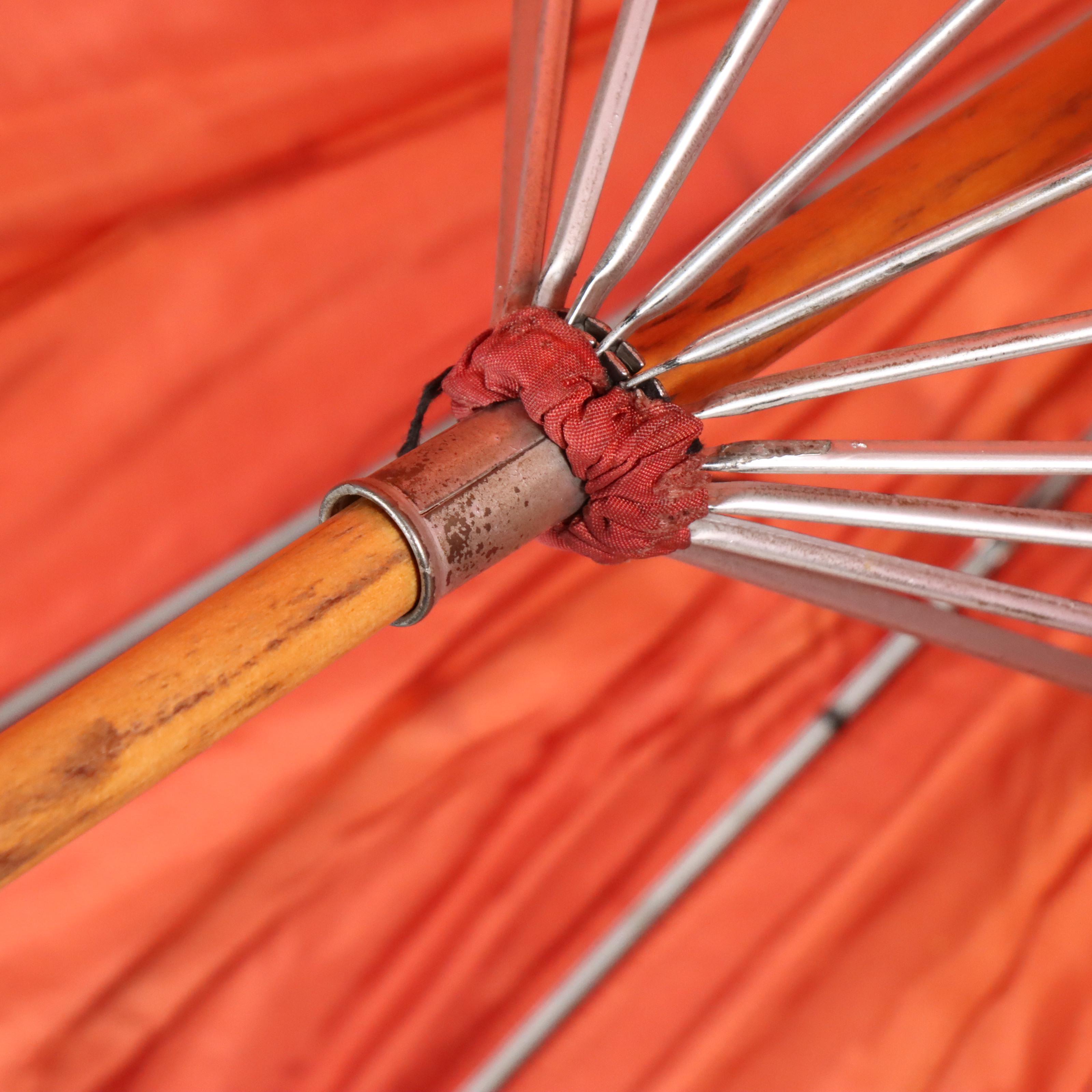 William Suckling Sterling Silver Handled Cane with Umbrella and Cane Collection
