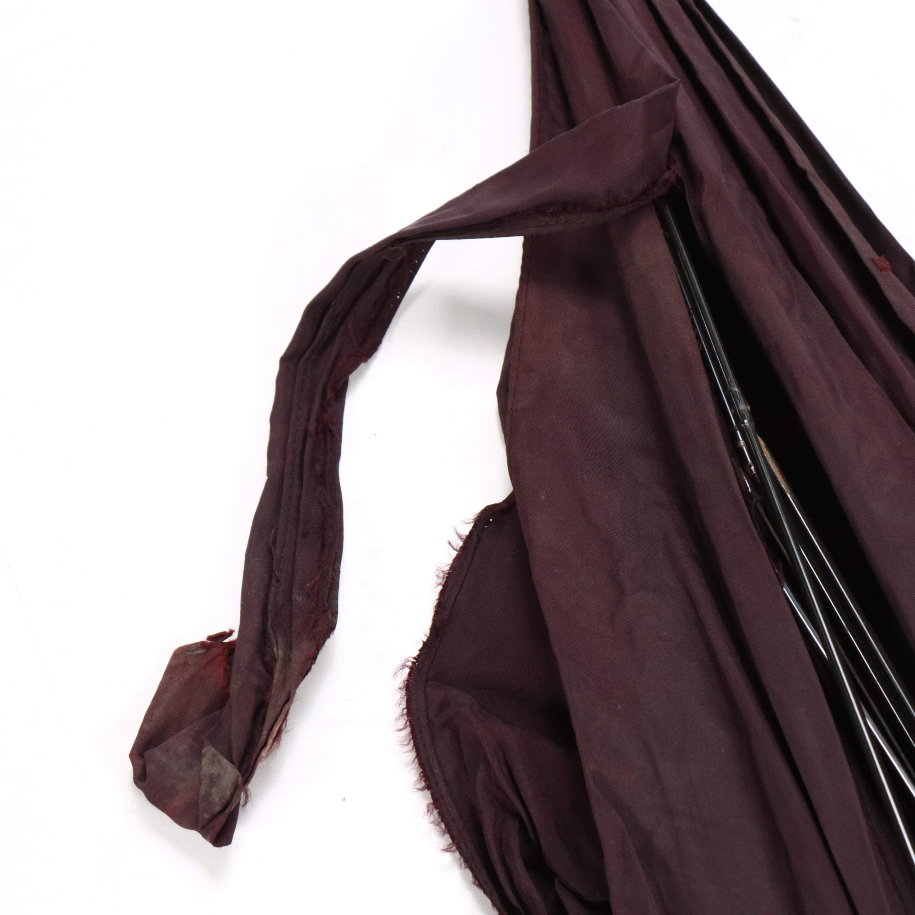 William Suckling Sterling Silver Handled Cane with Umbrella and Cane Collection