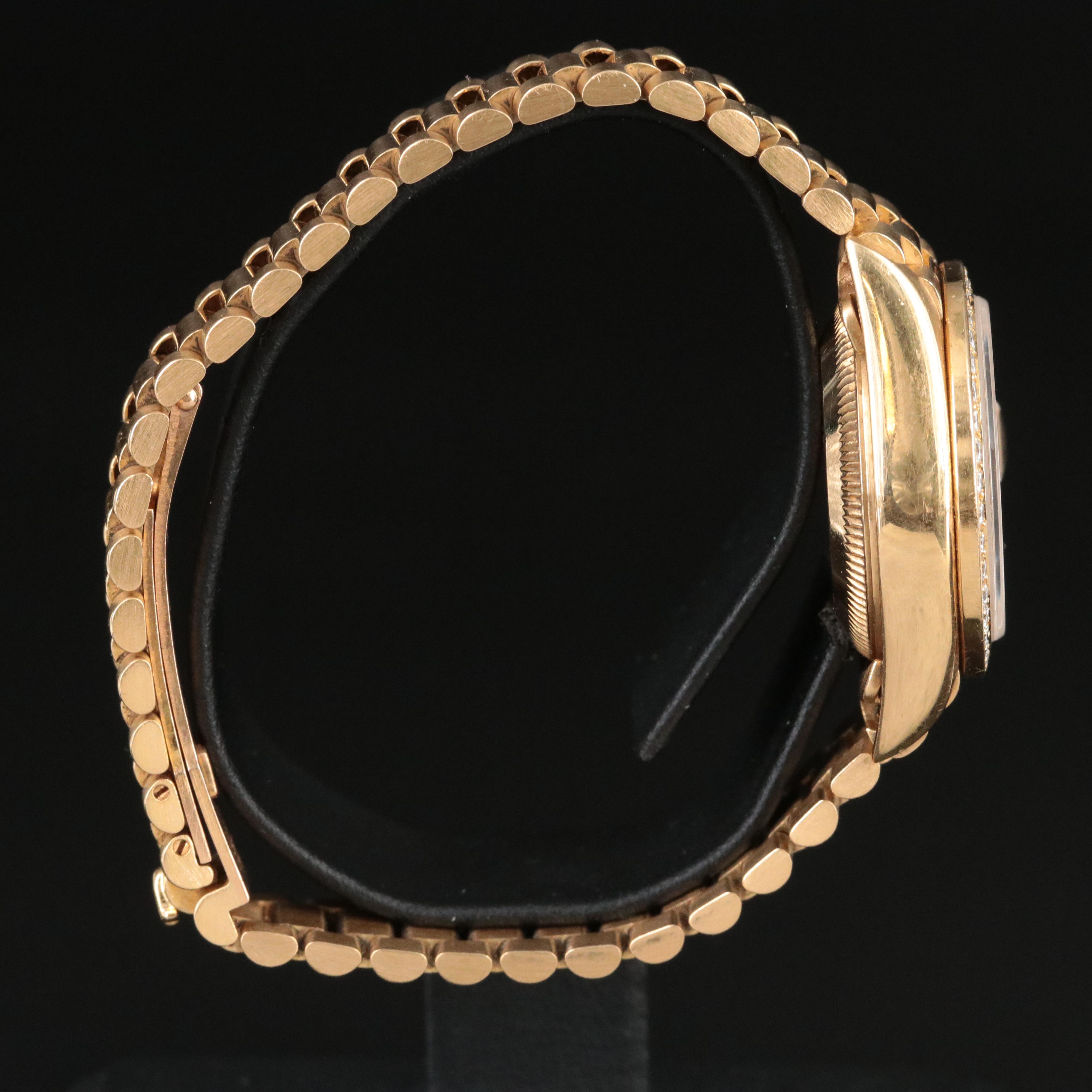 1987 - 1988 Rolex Custom Diamond Dial and Bezel Datejust Watch