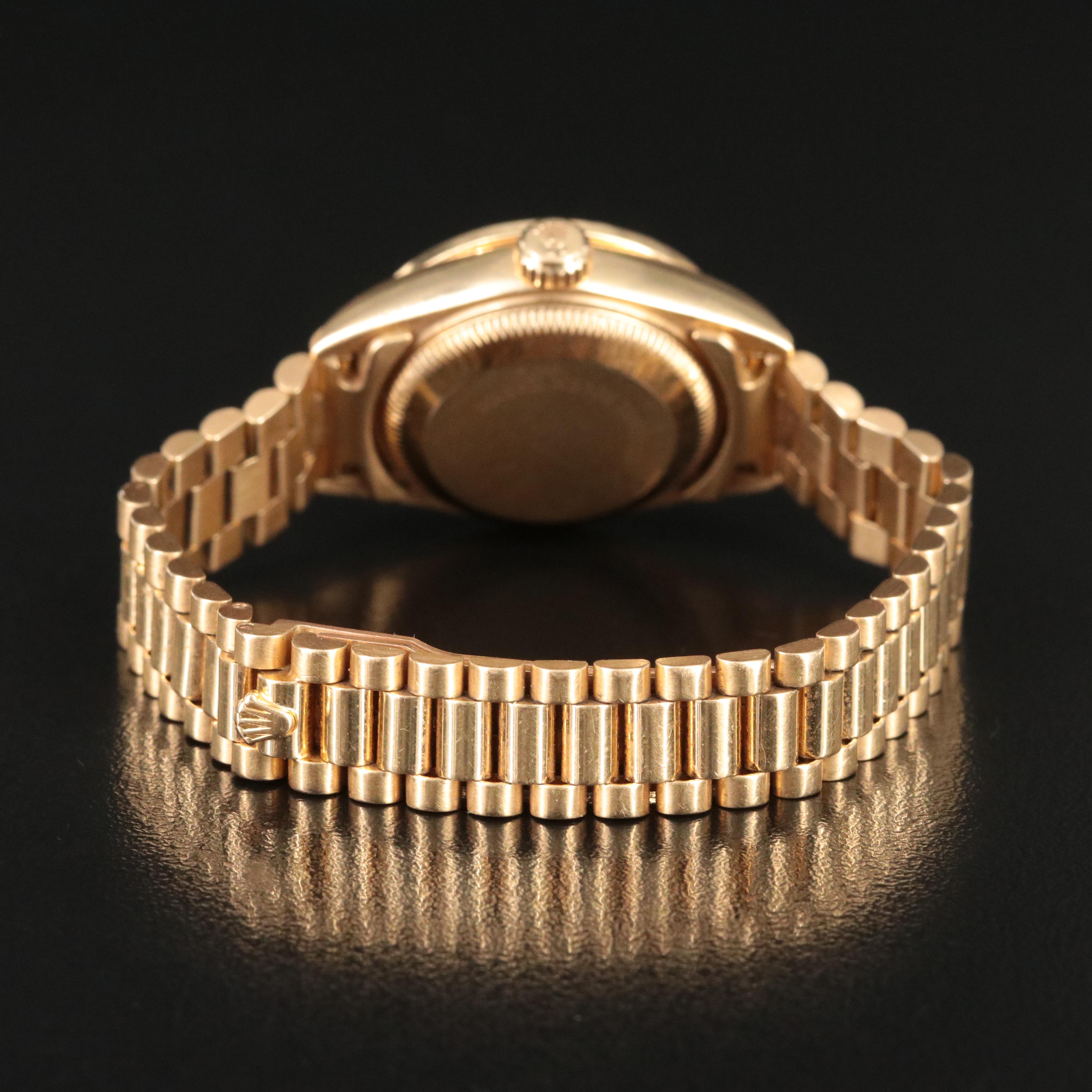 1987 - 1988 Rolex Custom Diamond Dial and Bezel Datejust Watch