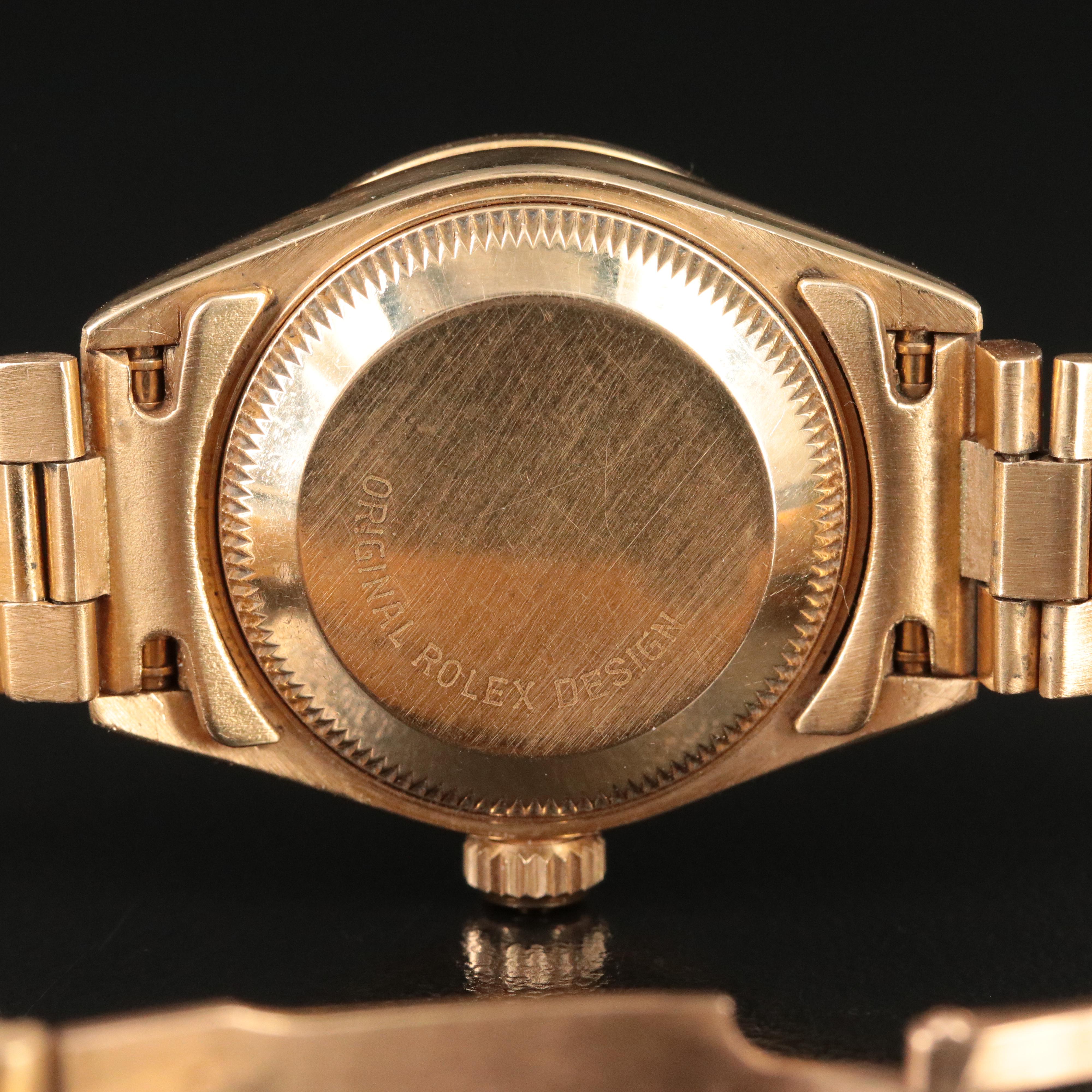 1987 - 1988 Rolex Custom Diamond Dial and Bezel Datejust Watch