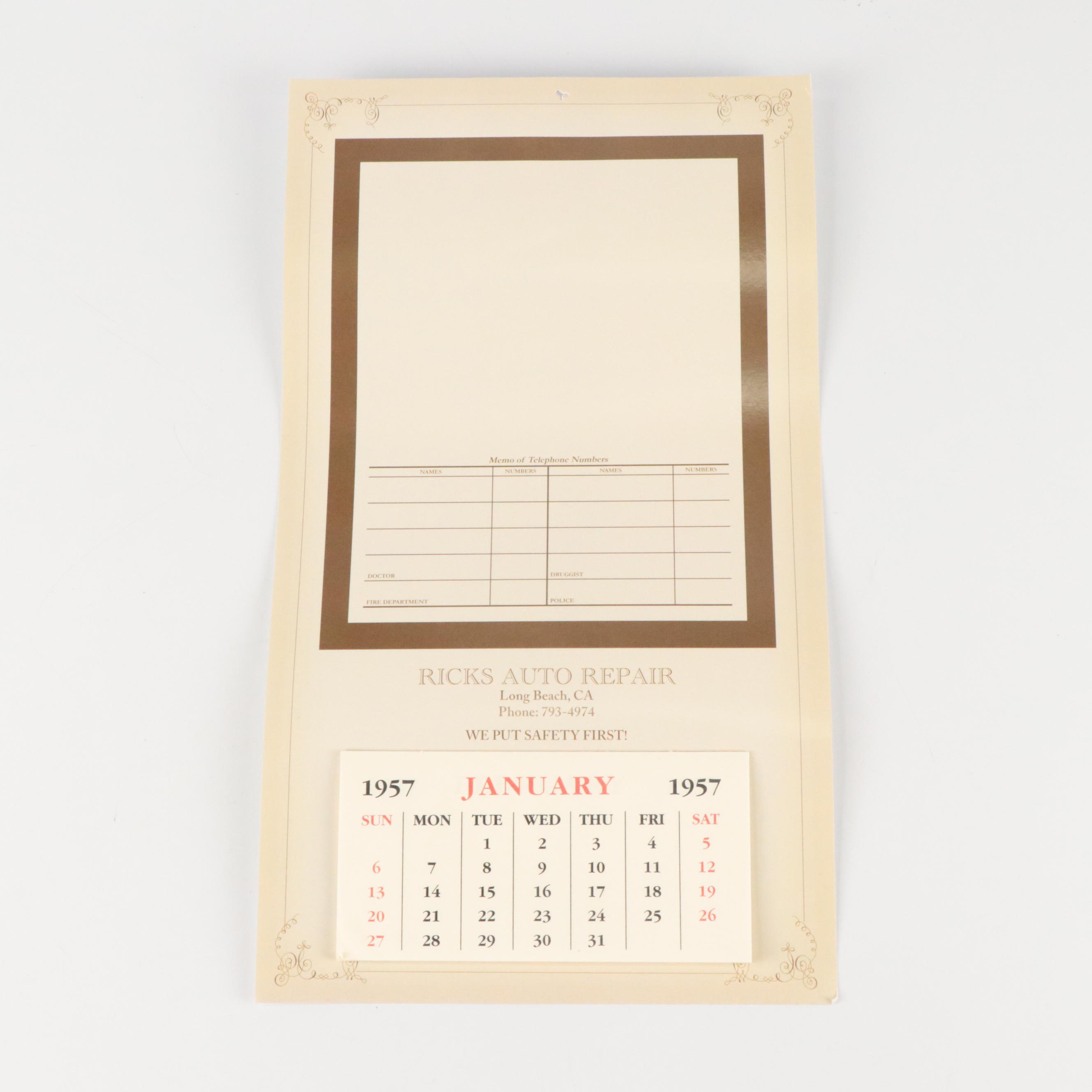 Marilyn Monroe Pin-Up Calendar