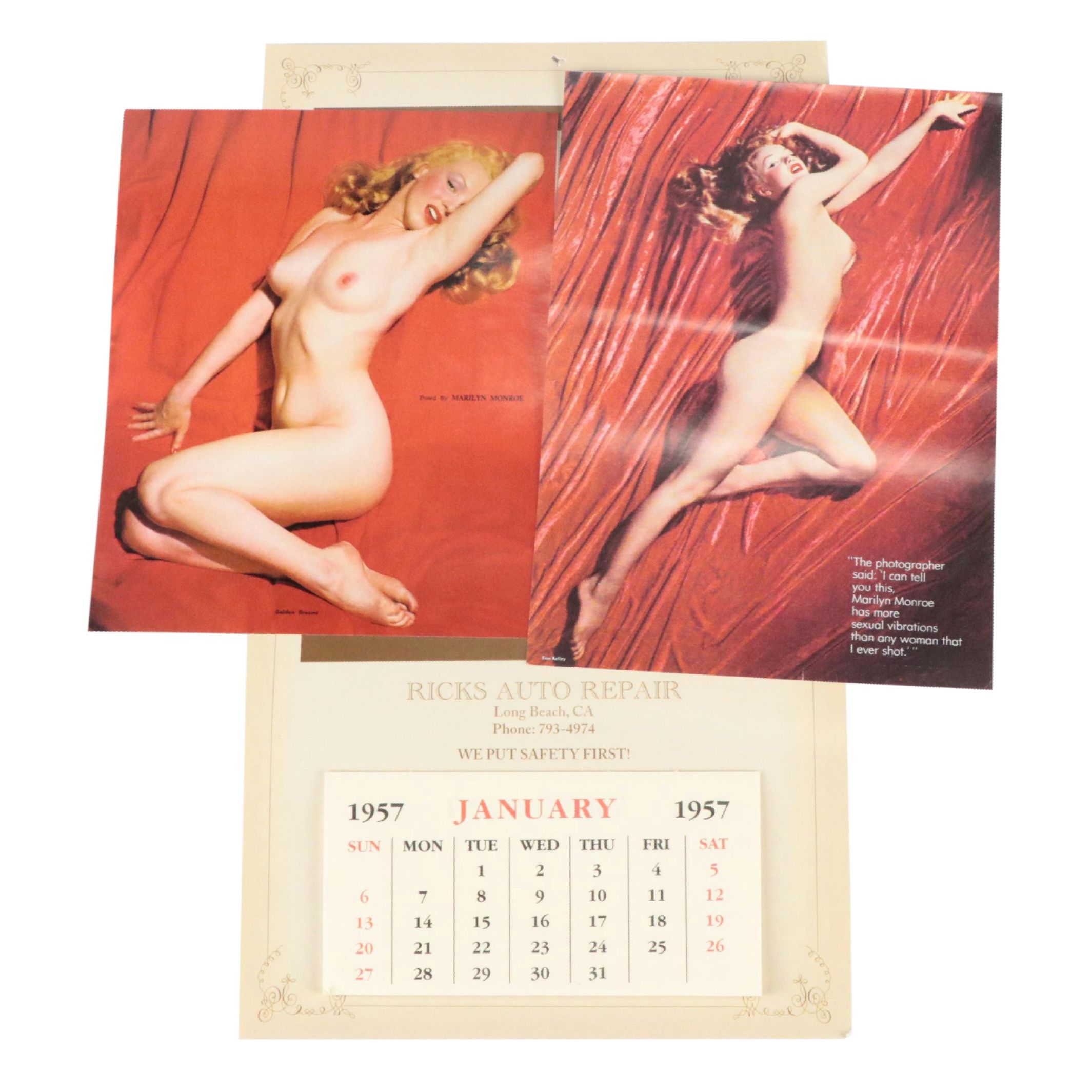 Marilyn Monroe Pin-Up Calendar