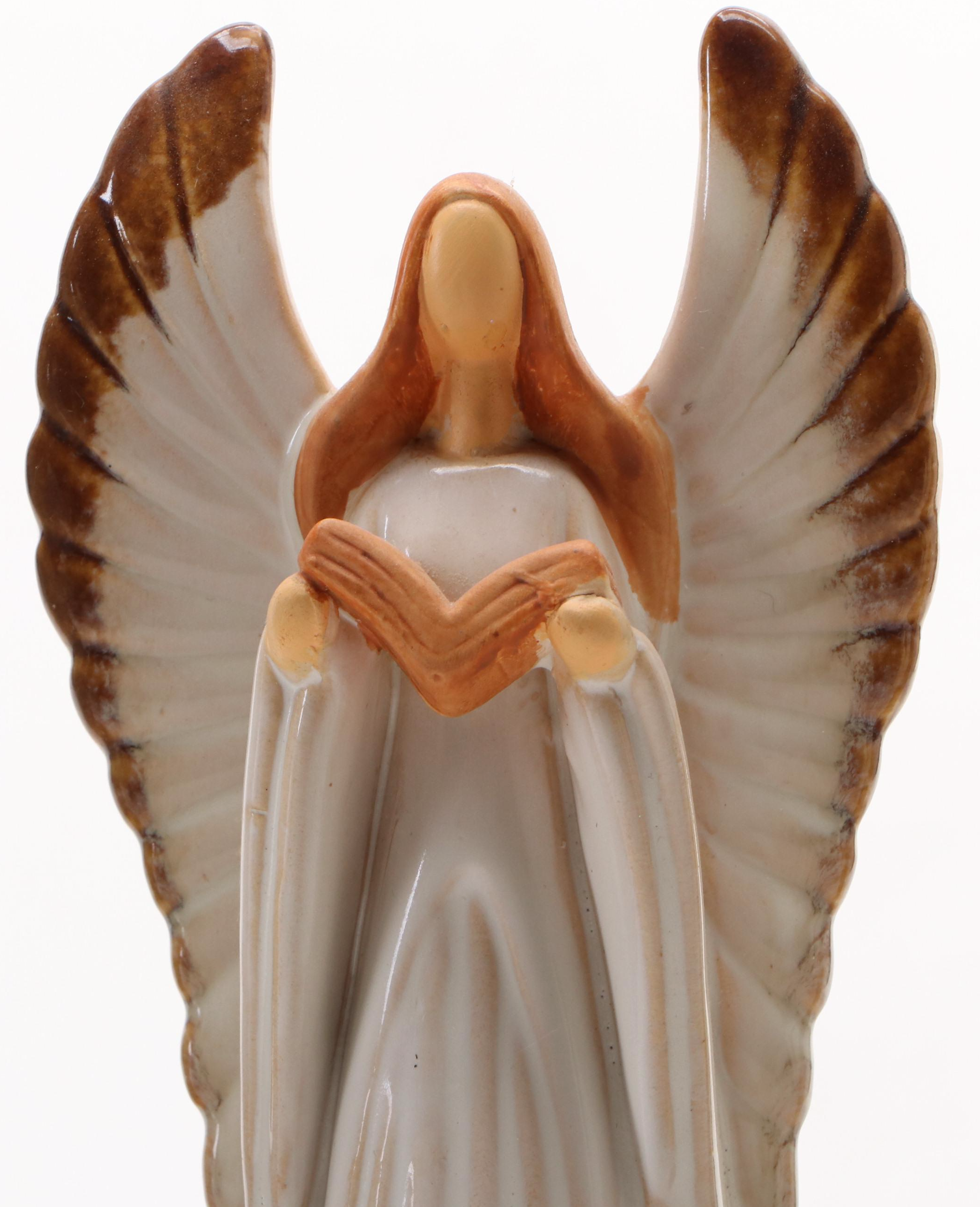 Lladró Ceramic Madonna and Child with More Religious Figurines