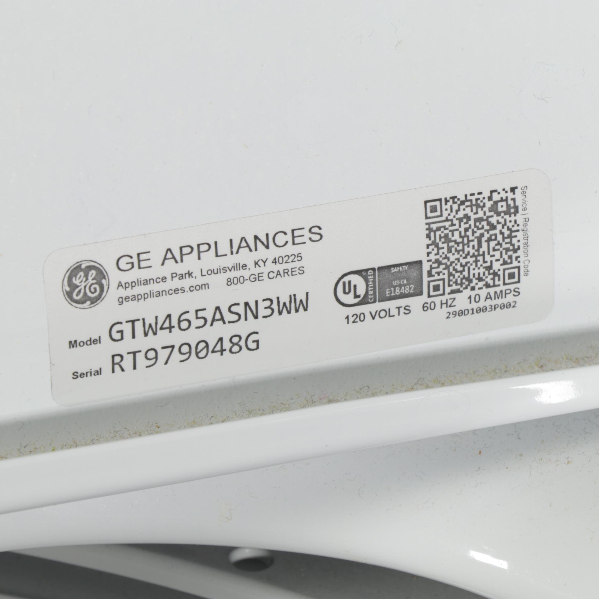 General Electric Washer and Dryer