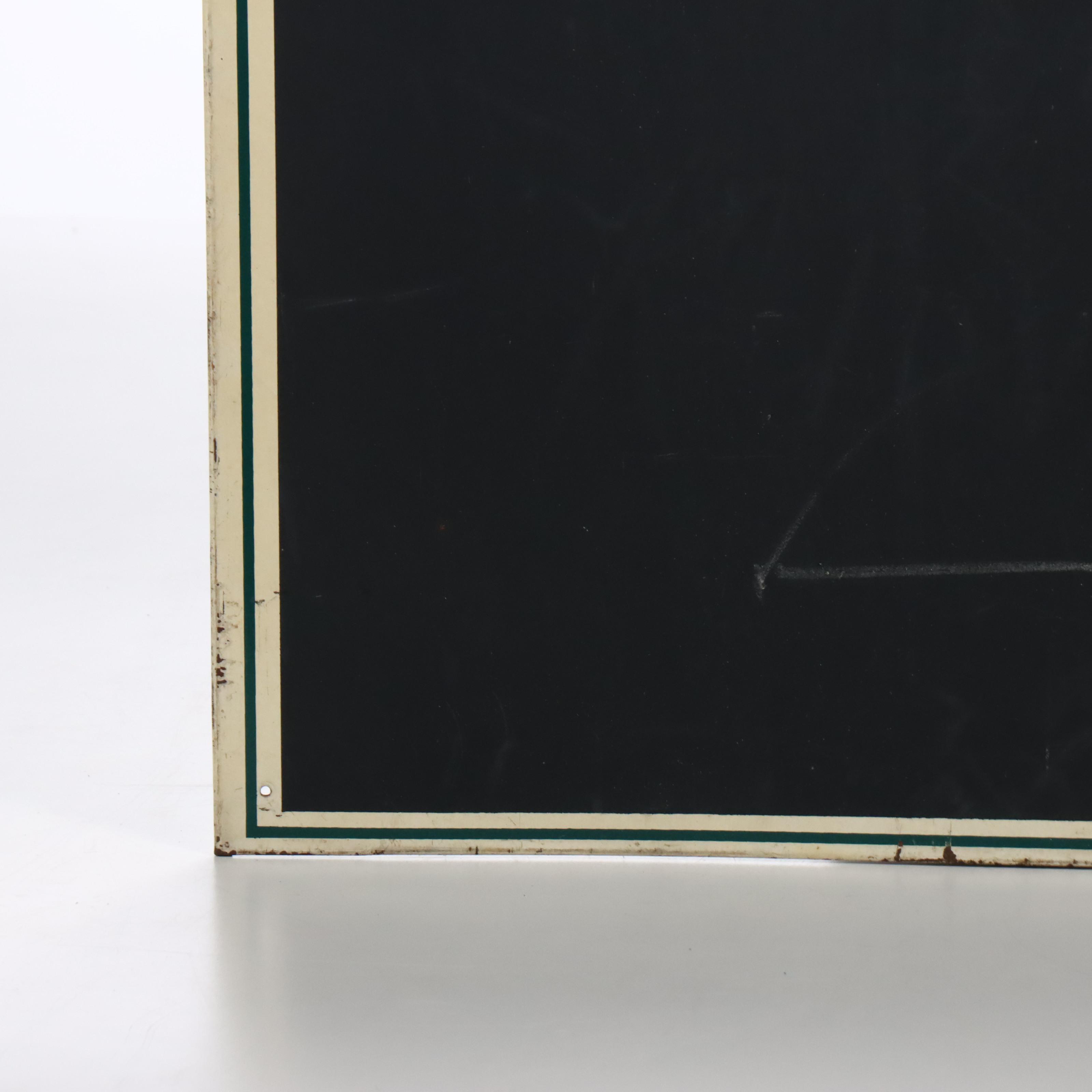 Orange Crush "Sip a Smile!" Advertising Chalkboard Sign, 1950s