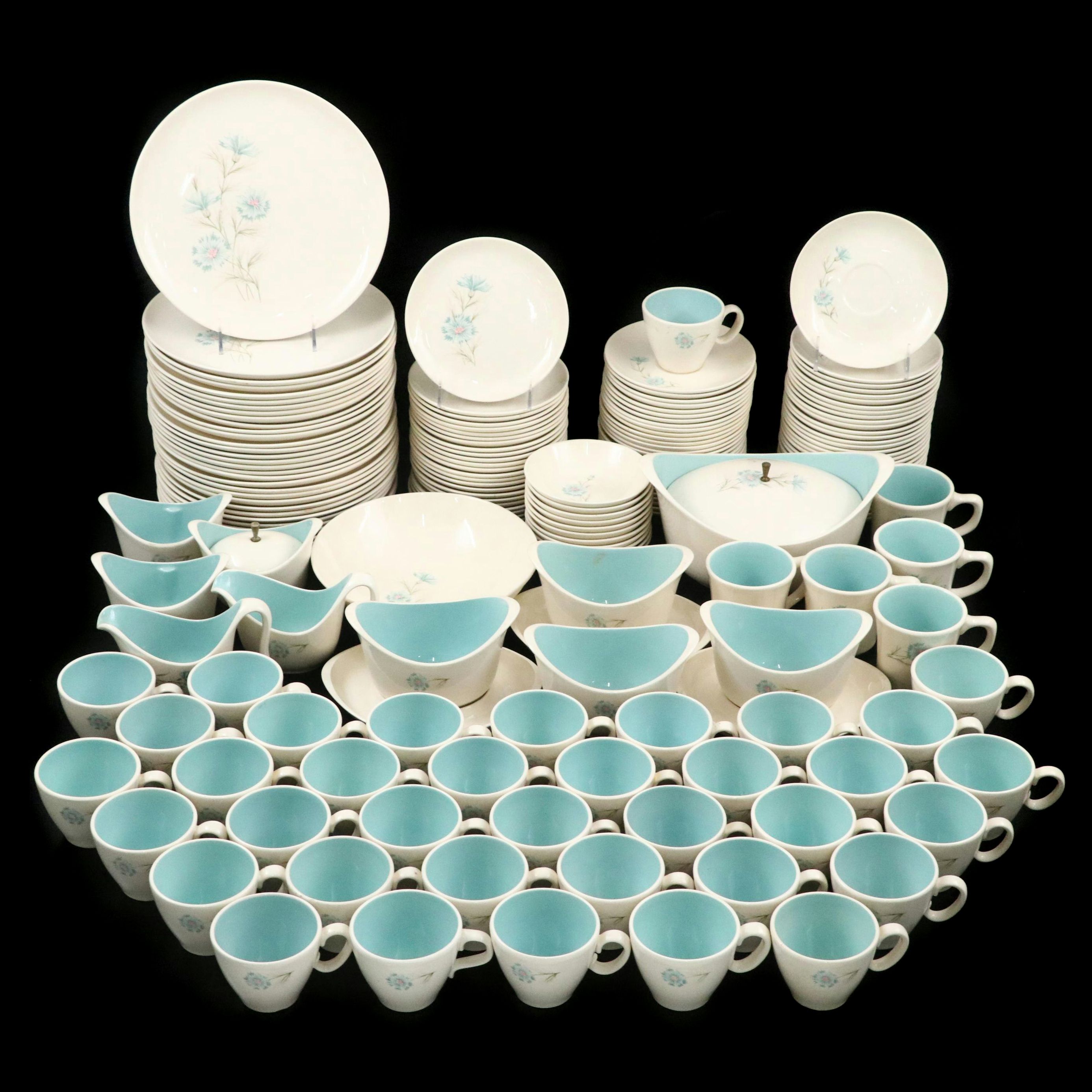 Taylor, Smith & Taylor "Boutonniere" Ceramic Dinner Plates and More