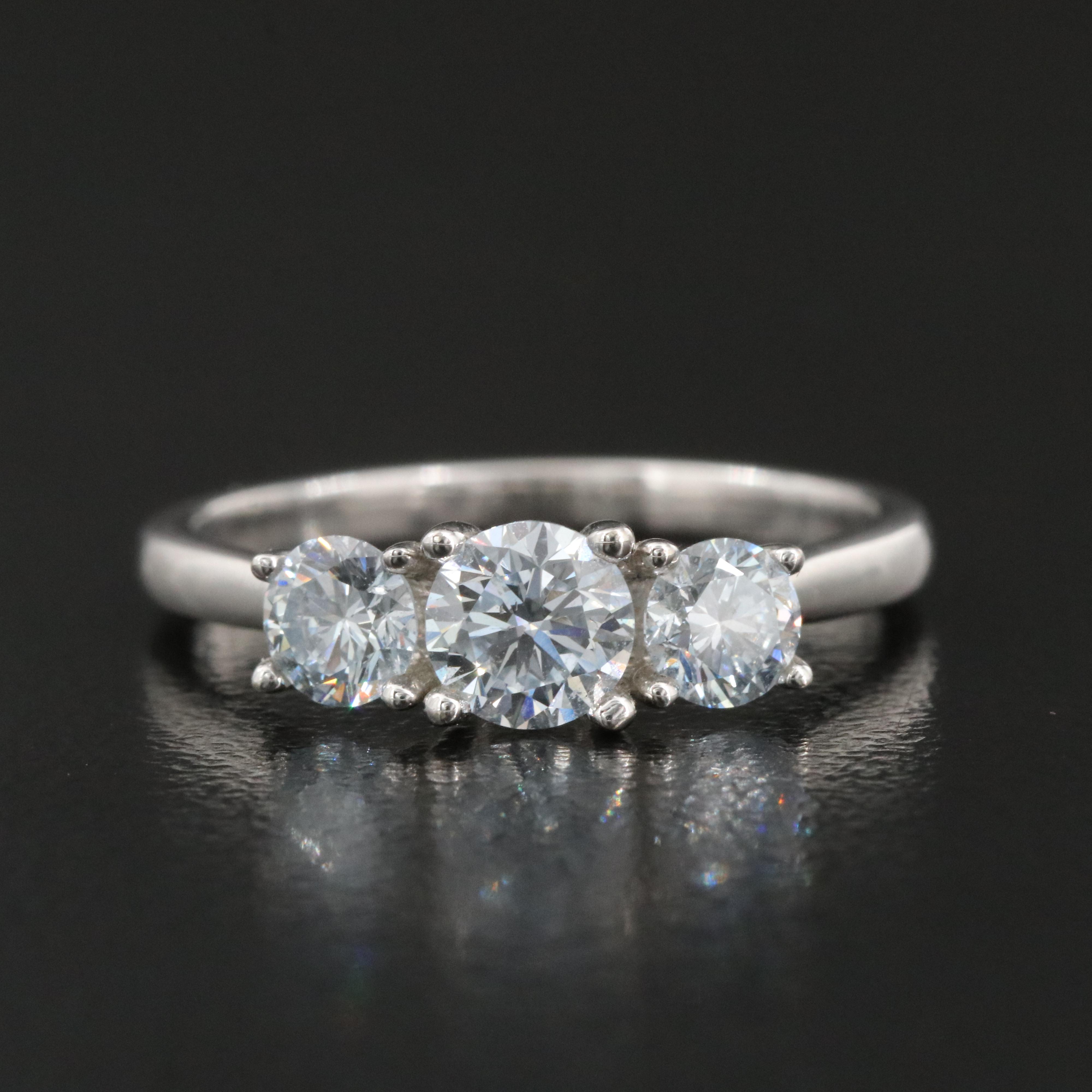 14K 0.90 CTW Lab Grown Diamond Ring