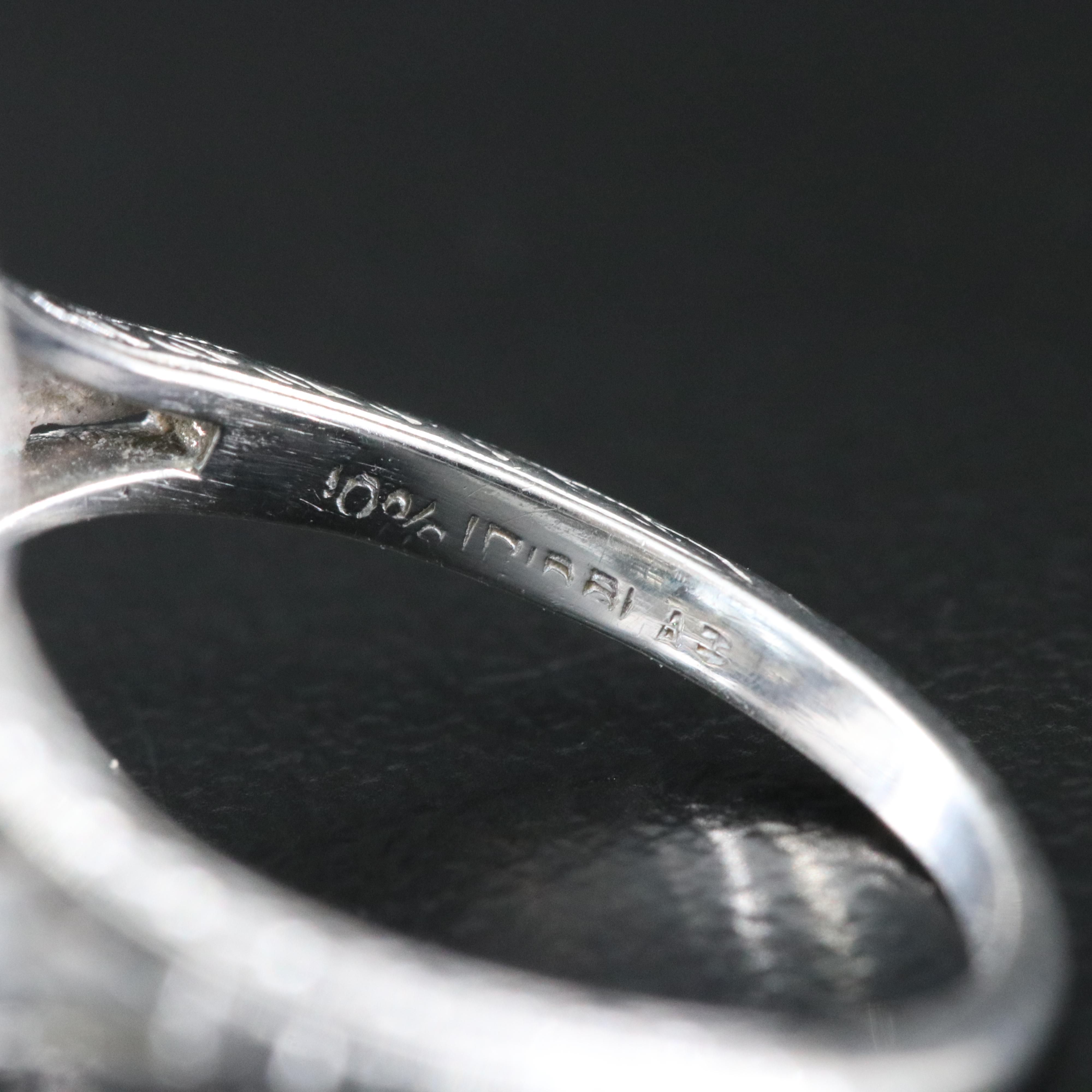 Tiffany & Co. 1930s Platinum, 4.73 CTW Aquamarine, and 2.02 CTW Diamond Ring