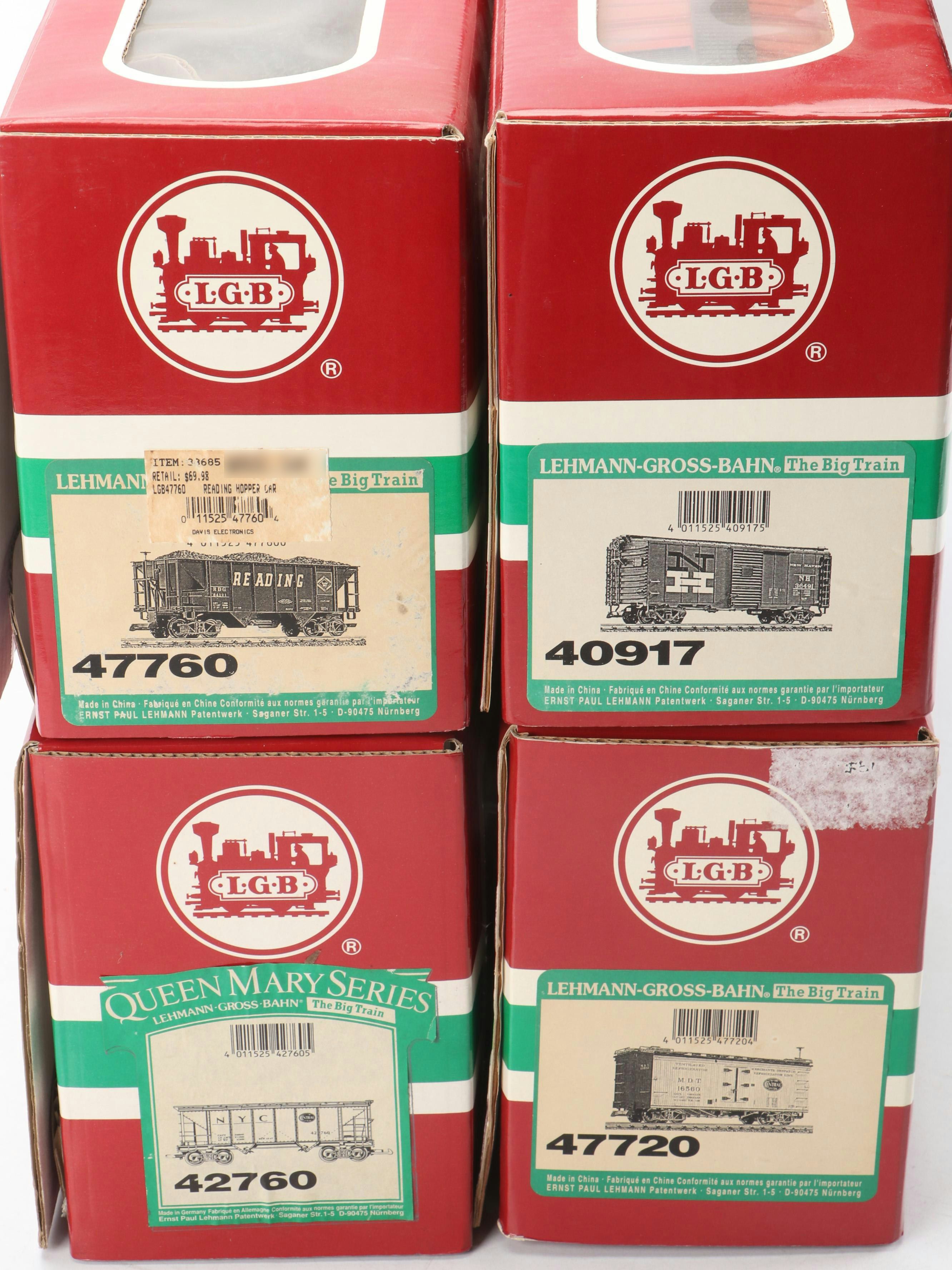 German Lehmann-Gross-Bahn G Scale  Plastic Train Cars