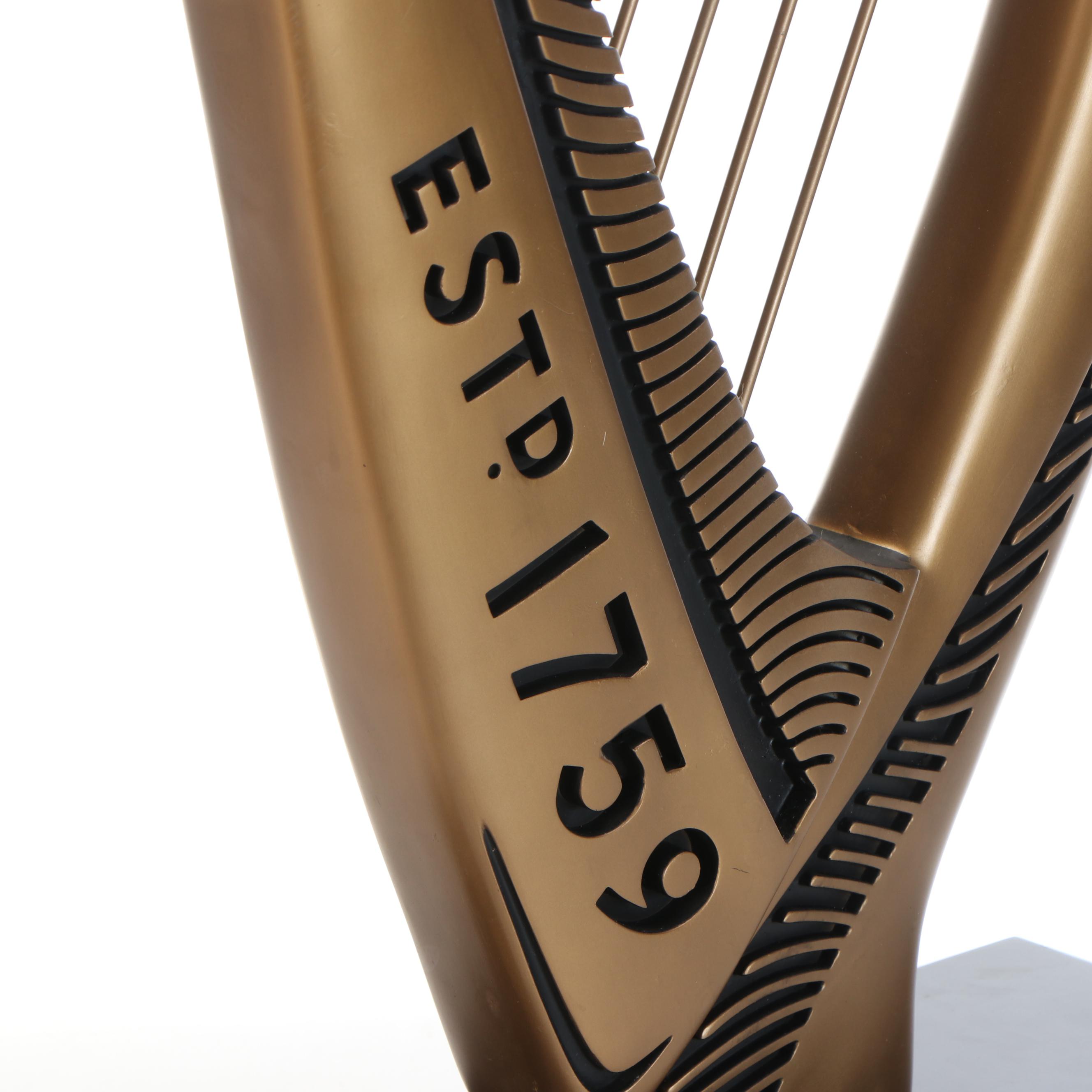 Guinness Harp Sculpture