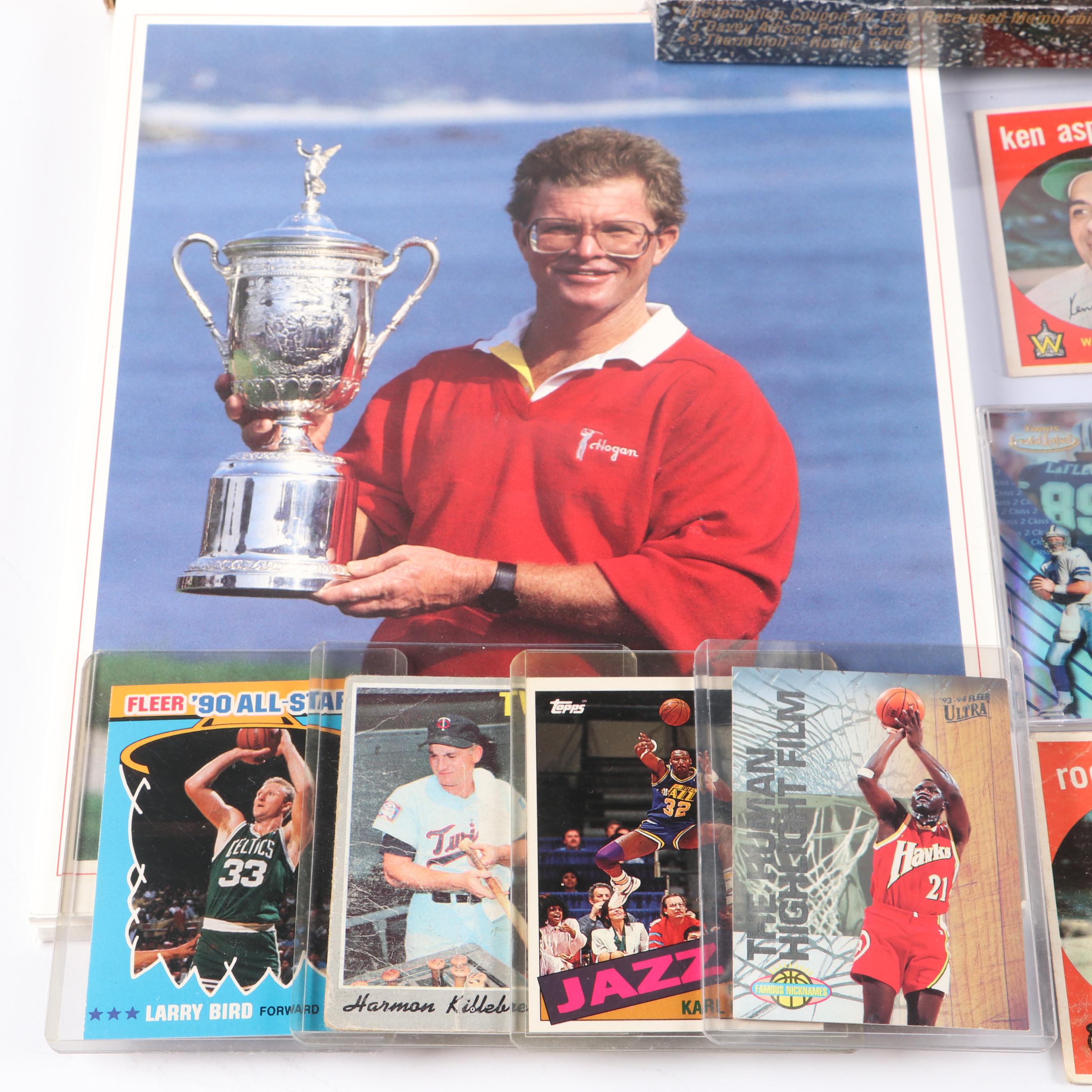 Fleer with Other Sports Cards Featuring Joe Greene Rookie and More, 1950s-2010s