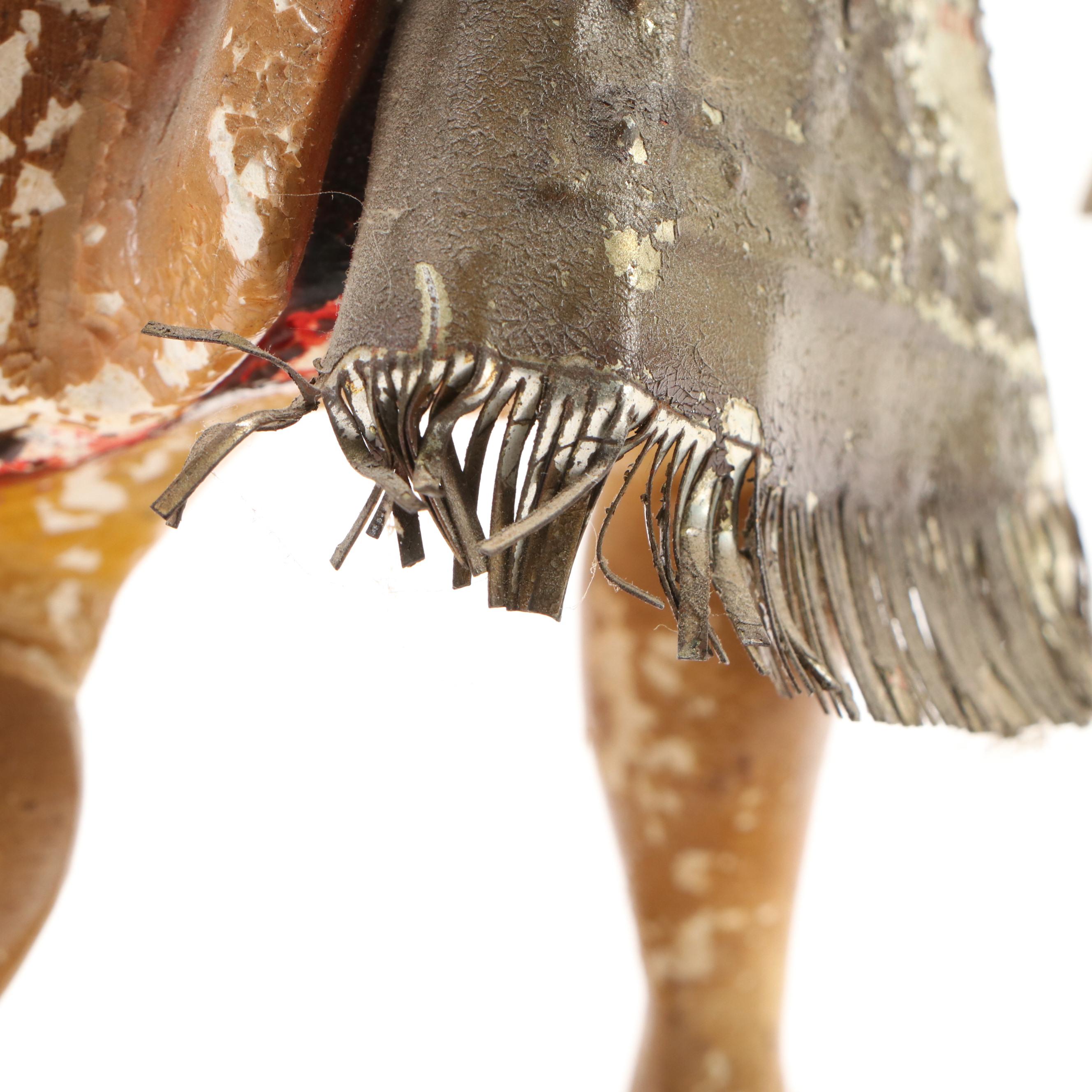 LH Metallo Ceramique French Cast Metal Lady and Moroccan Water Seller Figurines