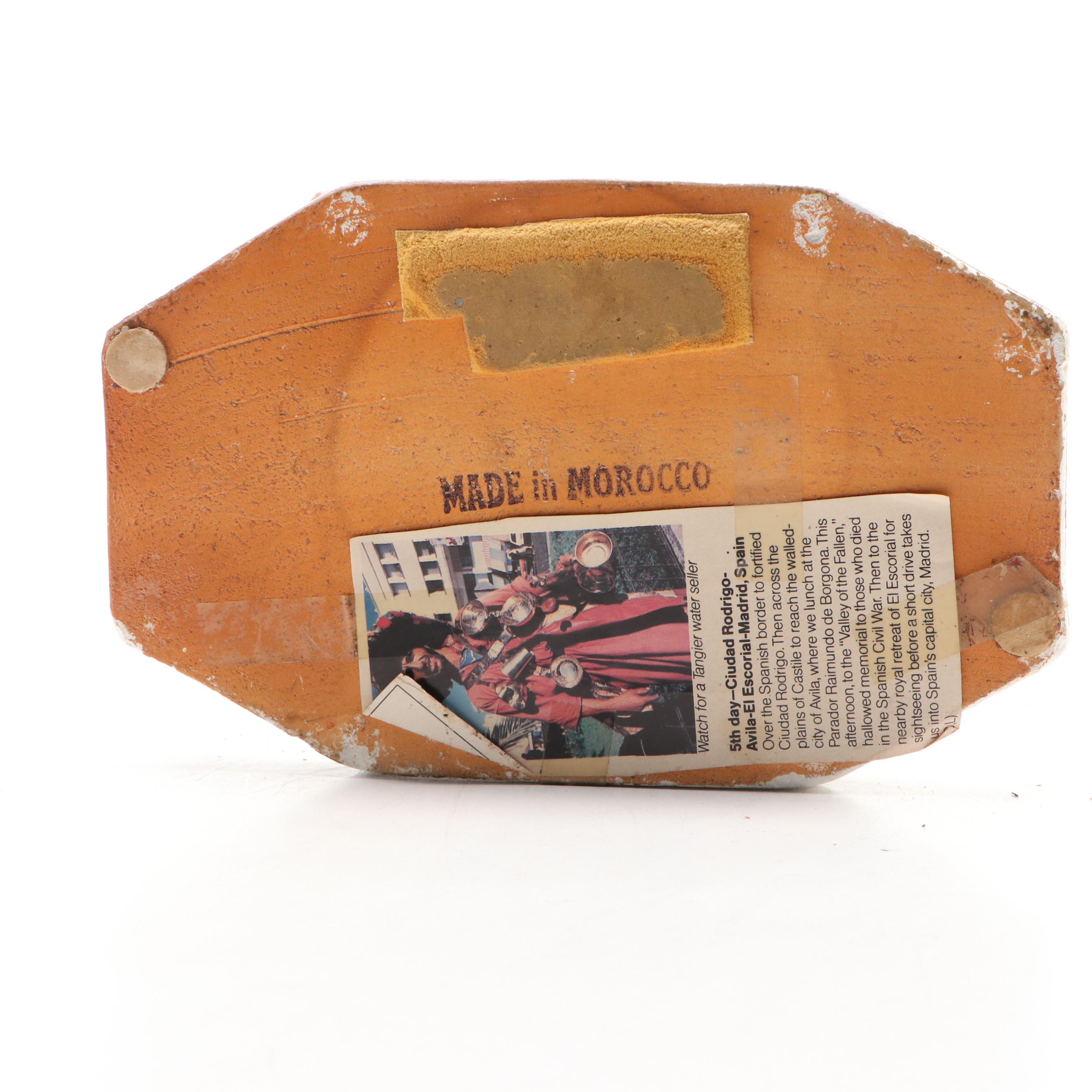 LH Metallo Ceramique French Cast Metal Lady and Moroccan Water Seller Figurines