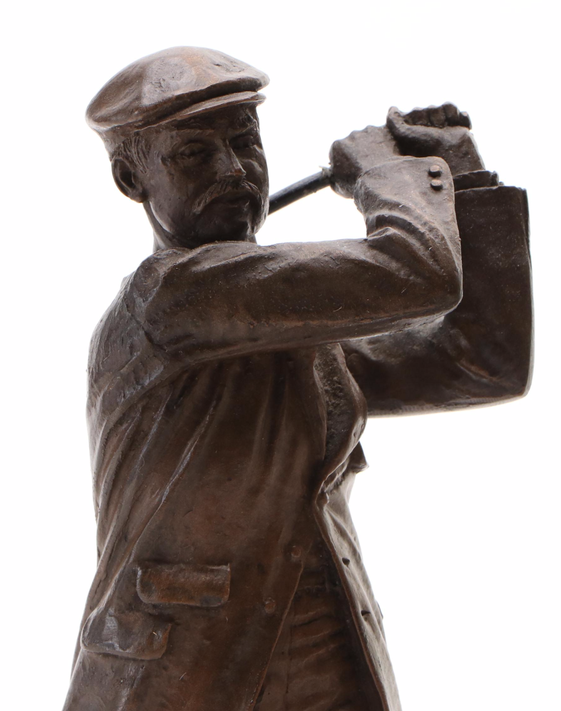 Austin Productions Ceramic Golfer Sculpture with Resin Golf Award