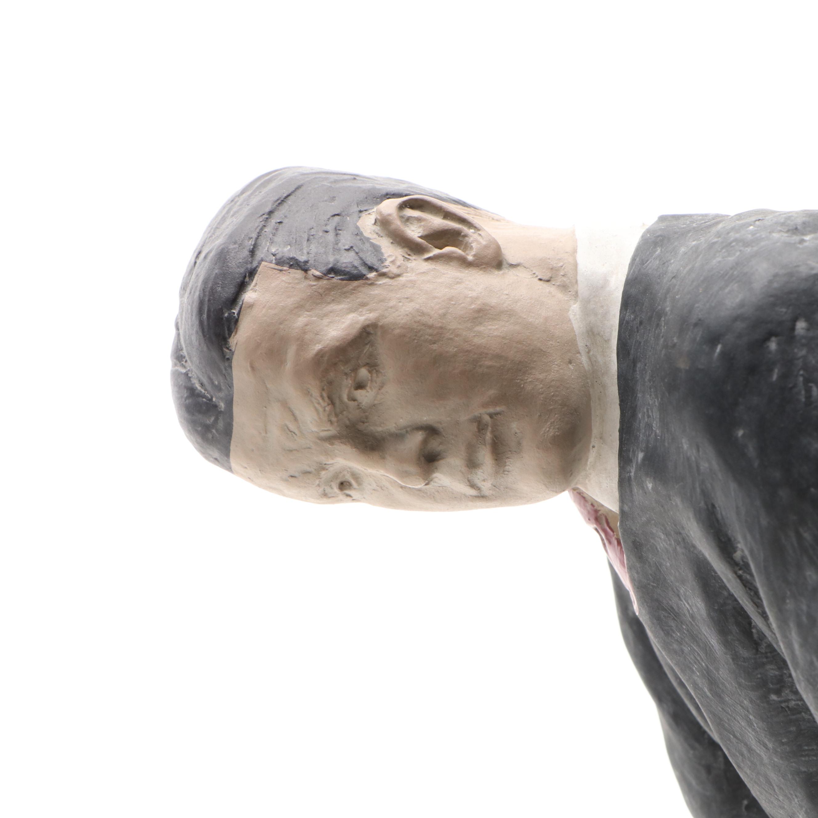 Austin Productions Ceramic Golfer Sculpture with Resin Golf Award