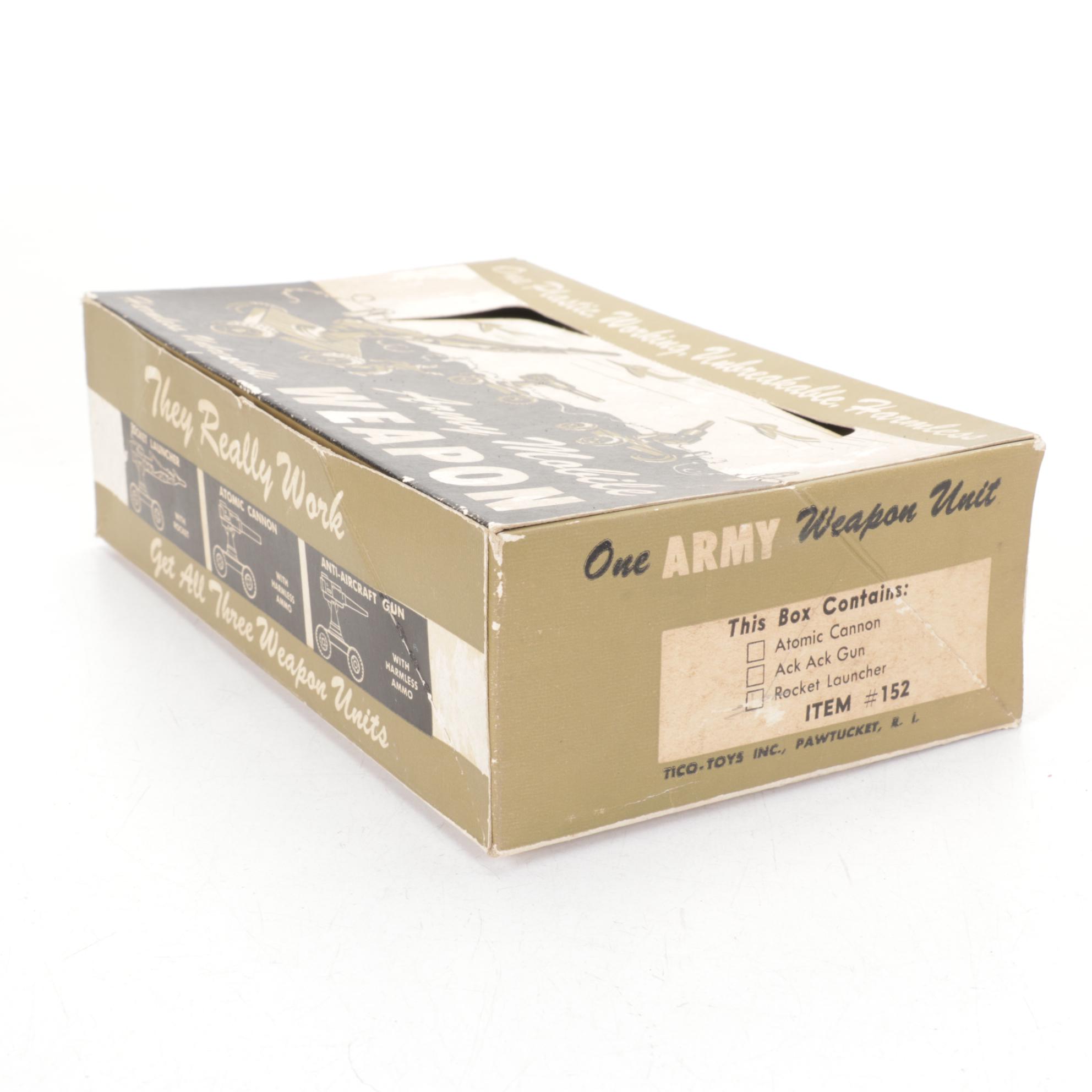 Eleven Tico-Toys "Army Mobile Weapon" Kits