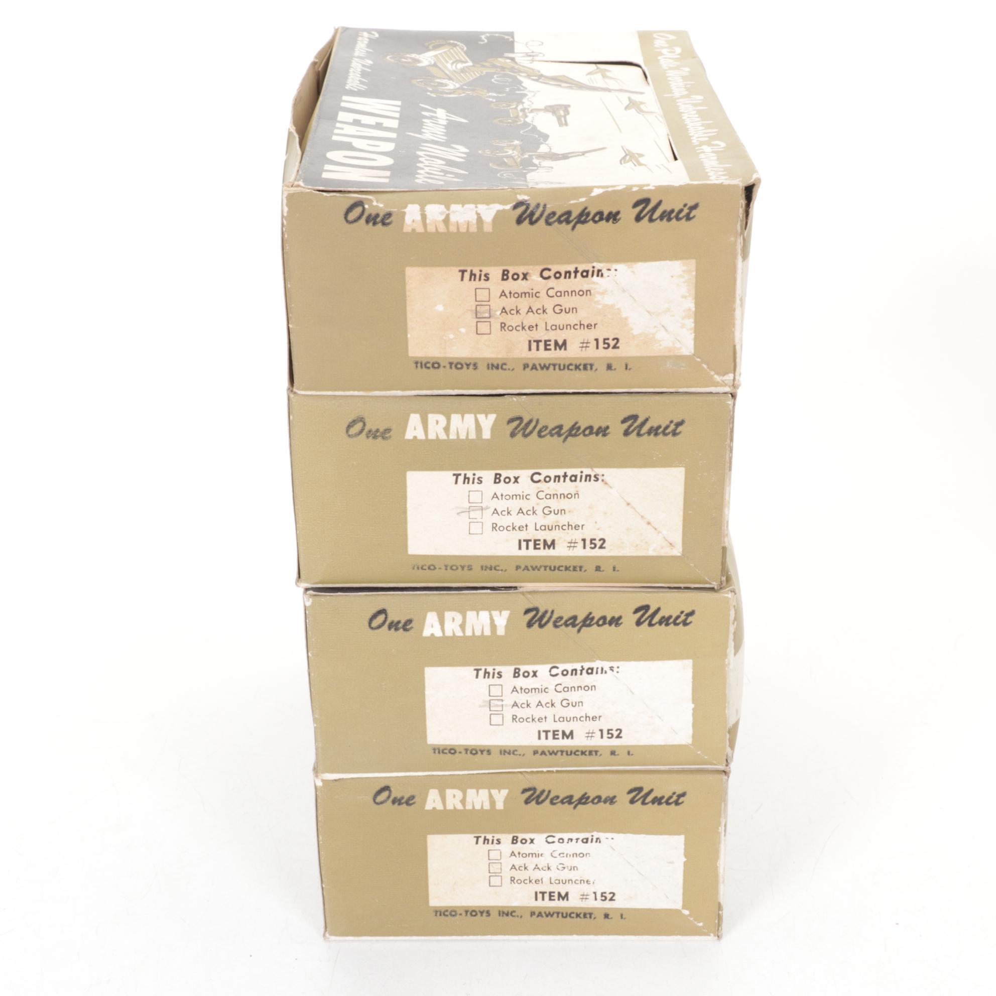 Eleven Tico-Toys "Army Mobile Weapon" Kits