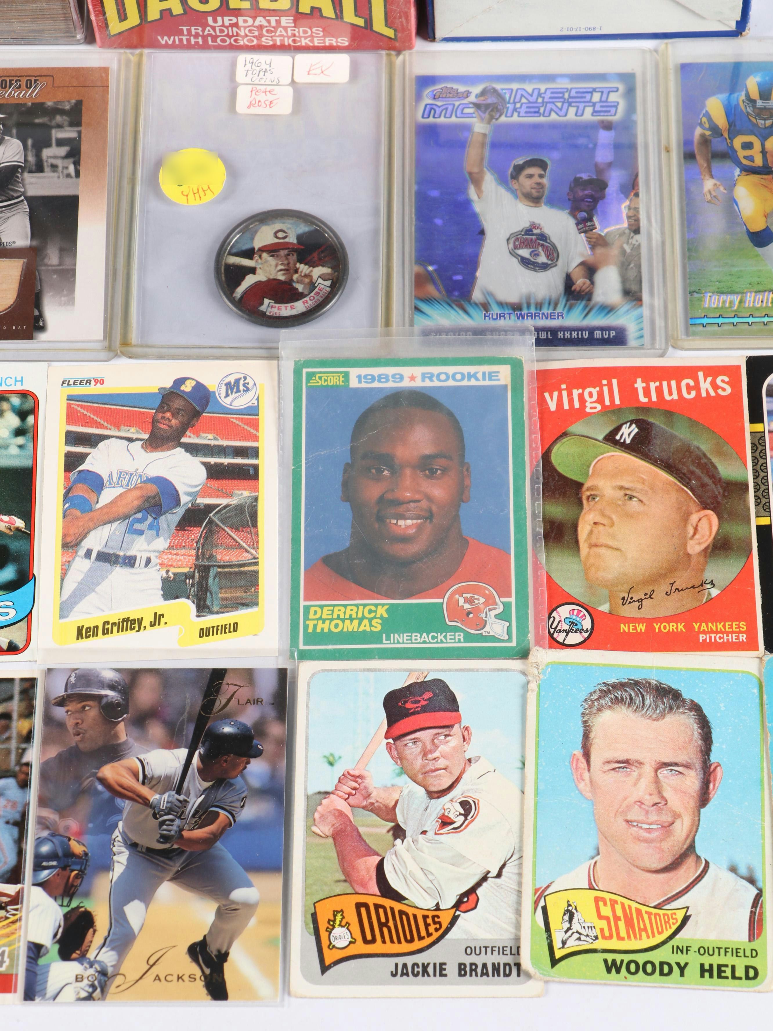 Fleer with Other Sports Cards Featuring Joe Greene Rookie and More, 1950s-2010s