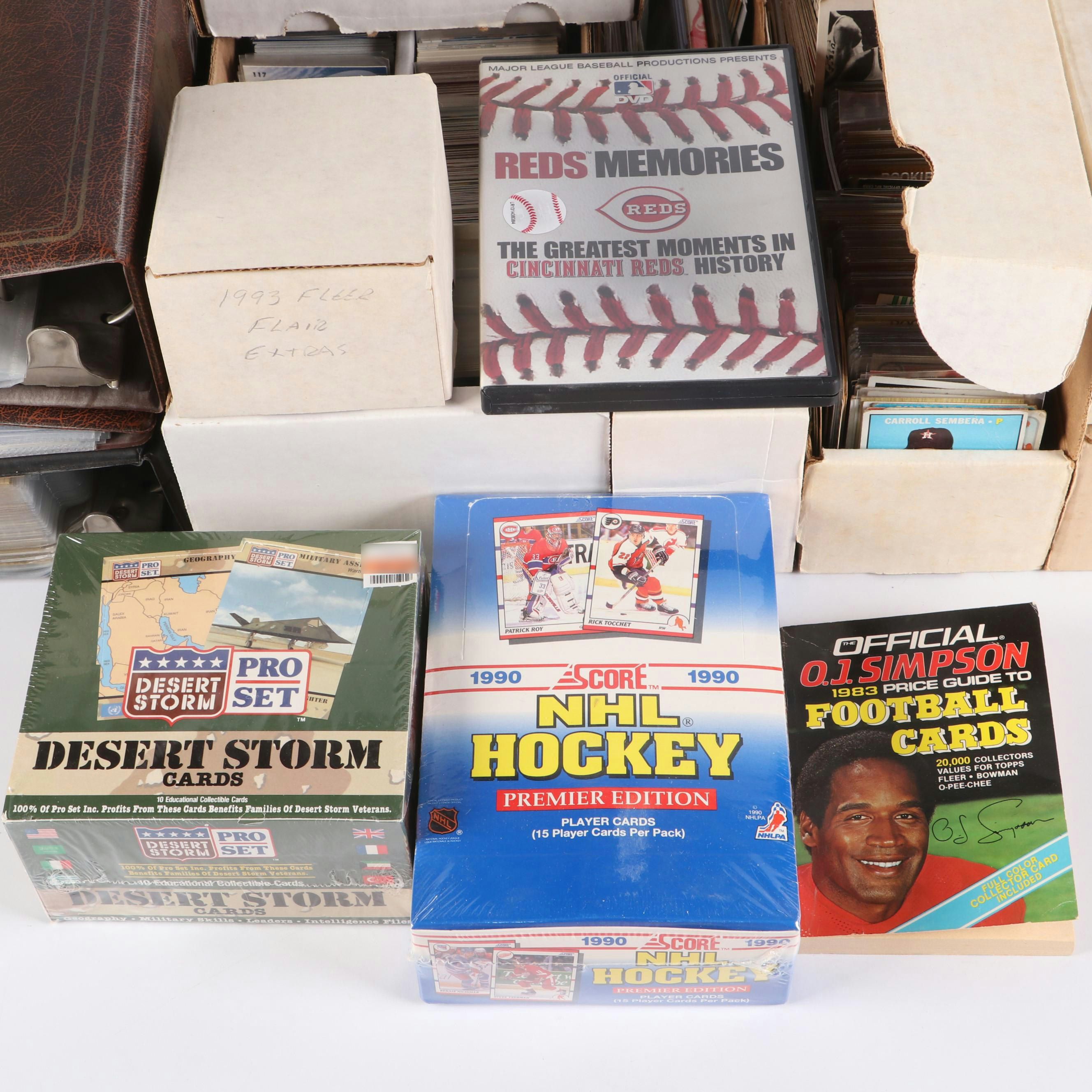 Fleer with Other Sports Cards Featuring Joe Greene Rookie and More, 1950s-2010s