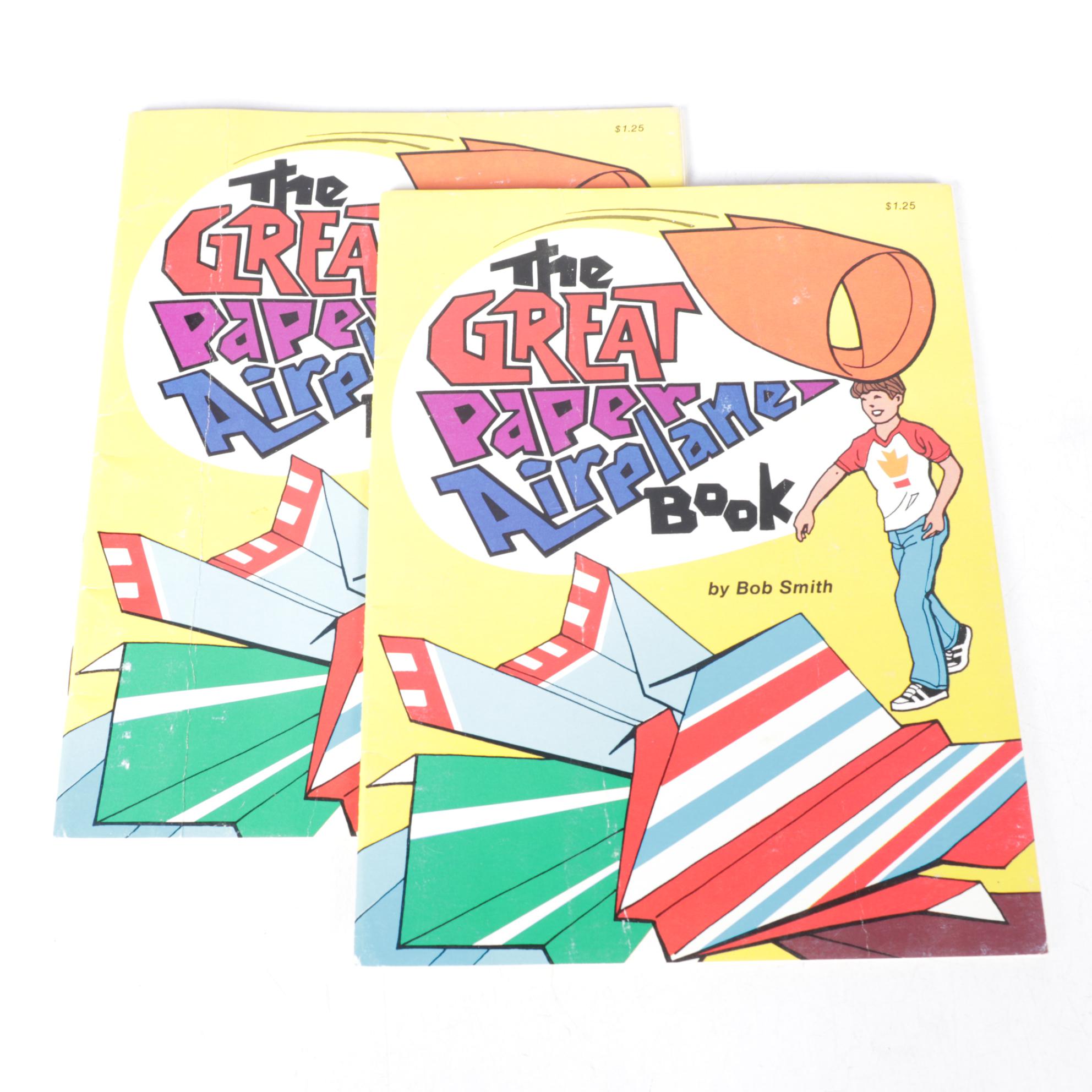 Peter Max "Paper Airplane Book" and Other Paper Airplane Books and Kits