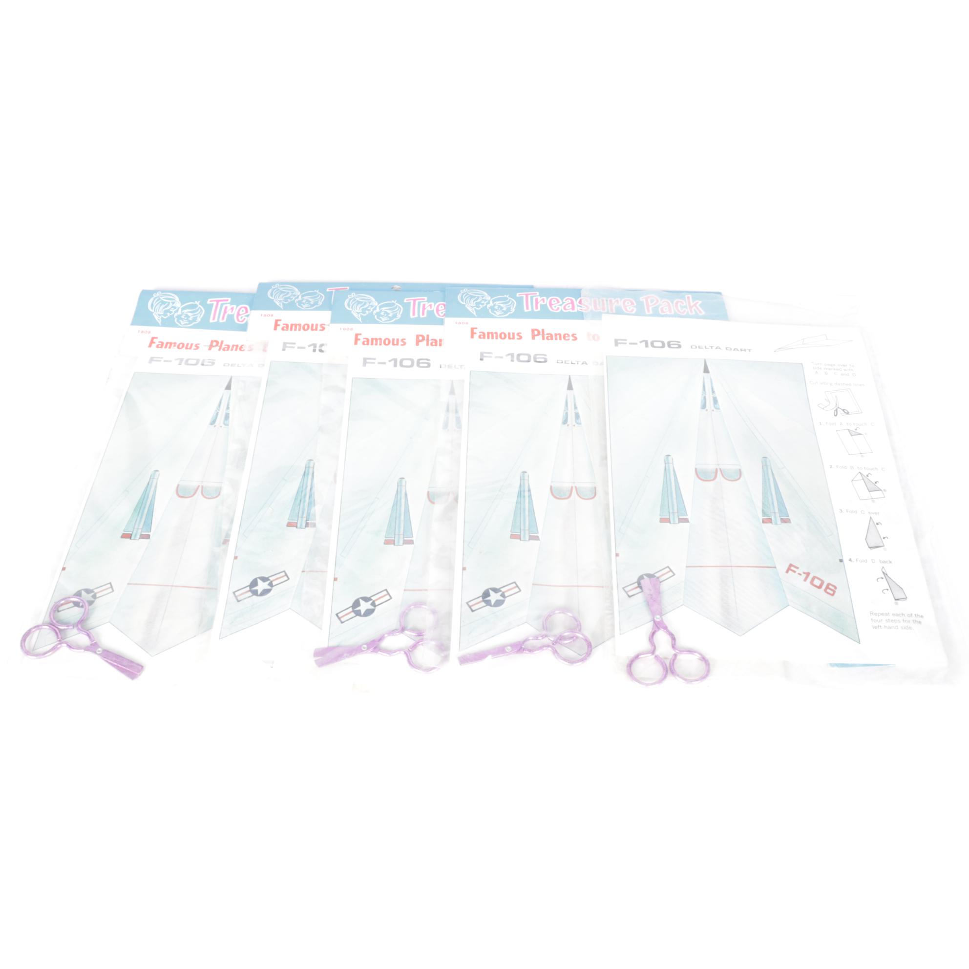 Peter Max "Paper Airplane Book" and Other Paper Airplane Books and Kits