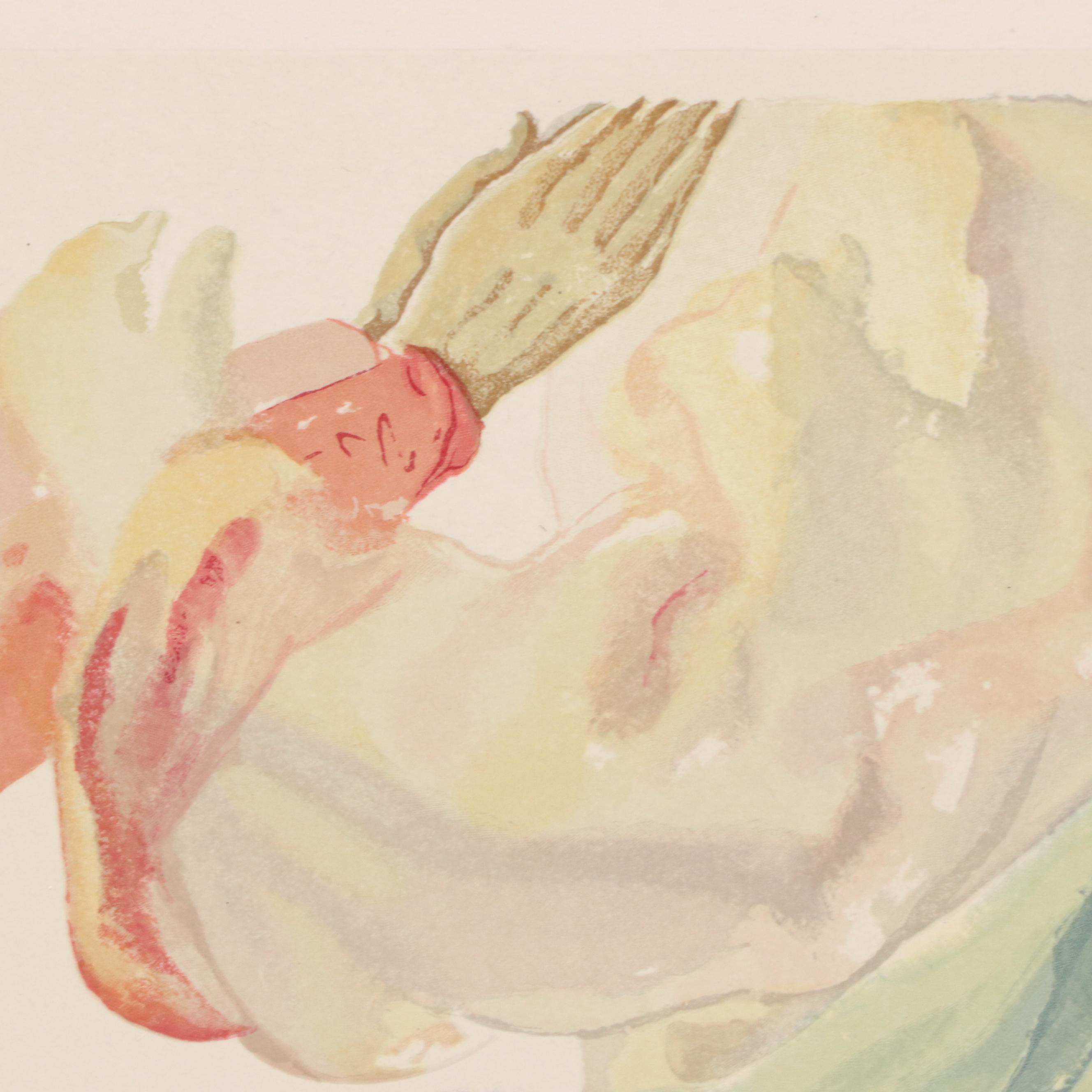 Salvador Dalí Wood Engraving "À l'Empyrée," 1960–1964