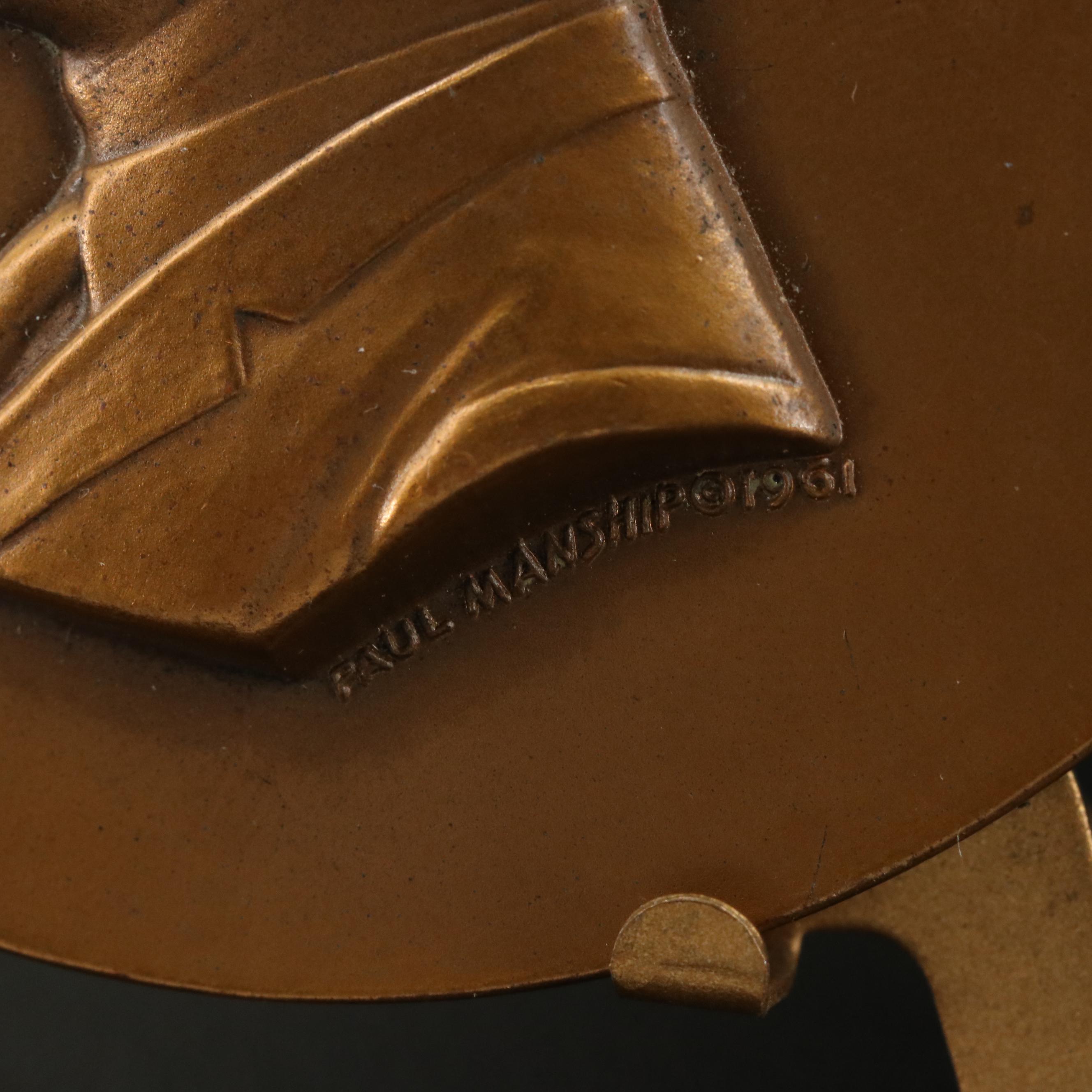 1961 John F. Kennedy Bronze Inaugural Medal