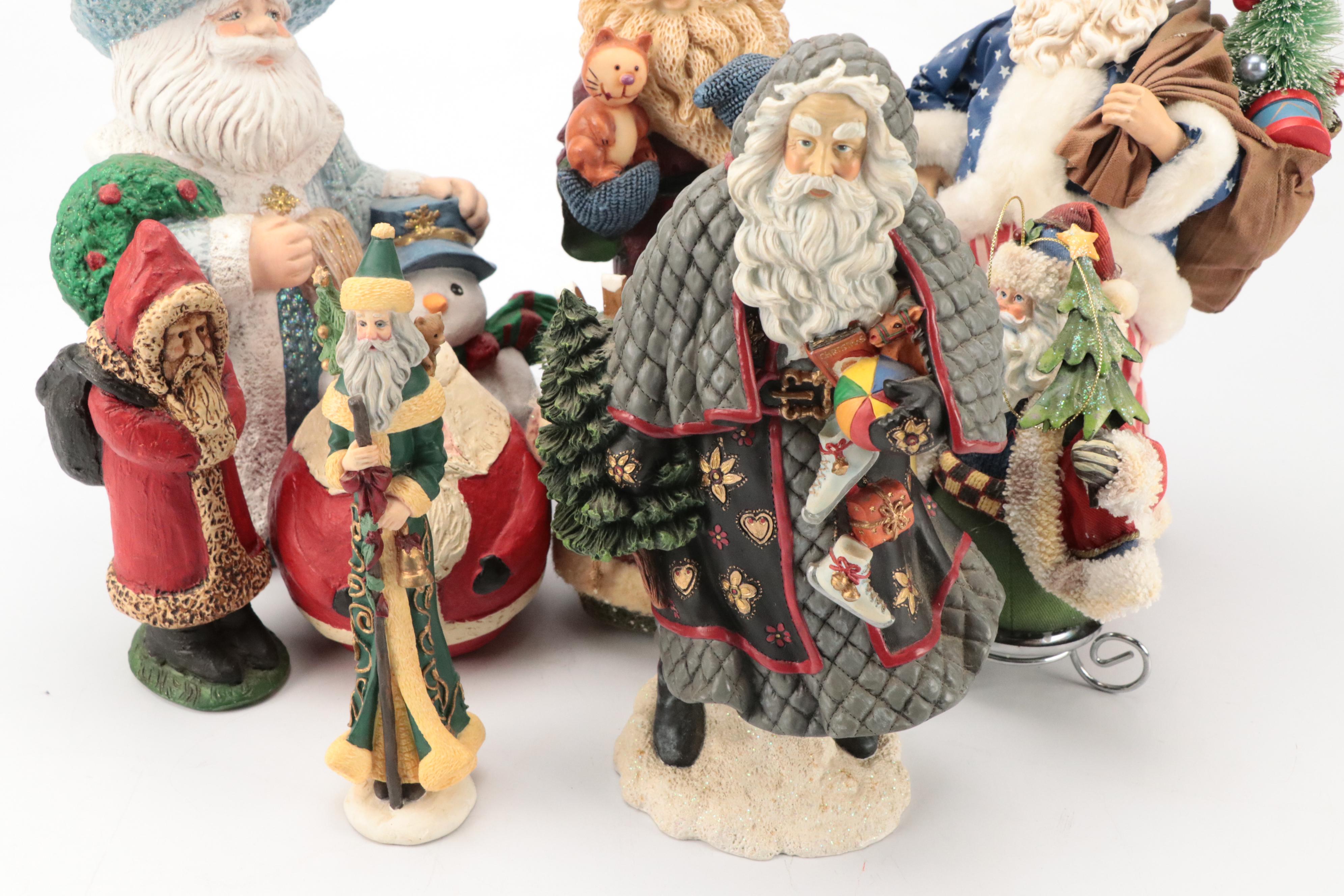 Pipka Limited Edition Resin Ukrainian Santa Figurine with More