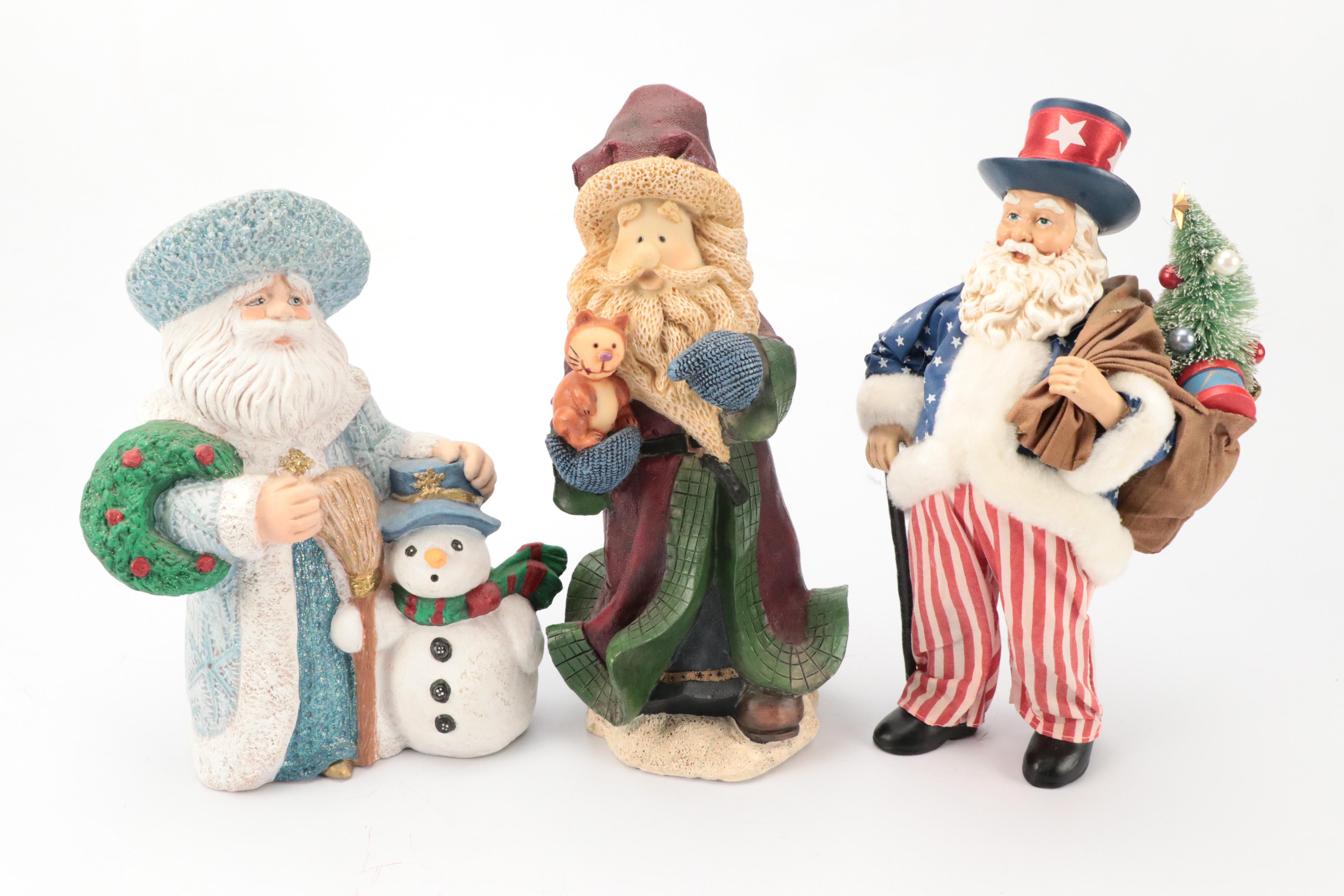 Pipka Limited Edition Resin Ukrainian Santa Figurine with More