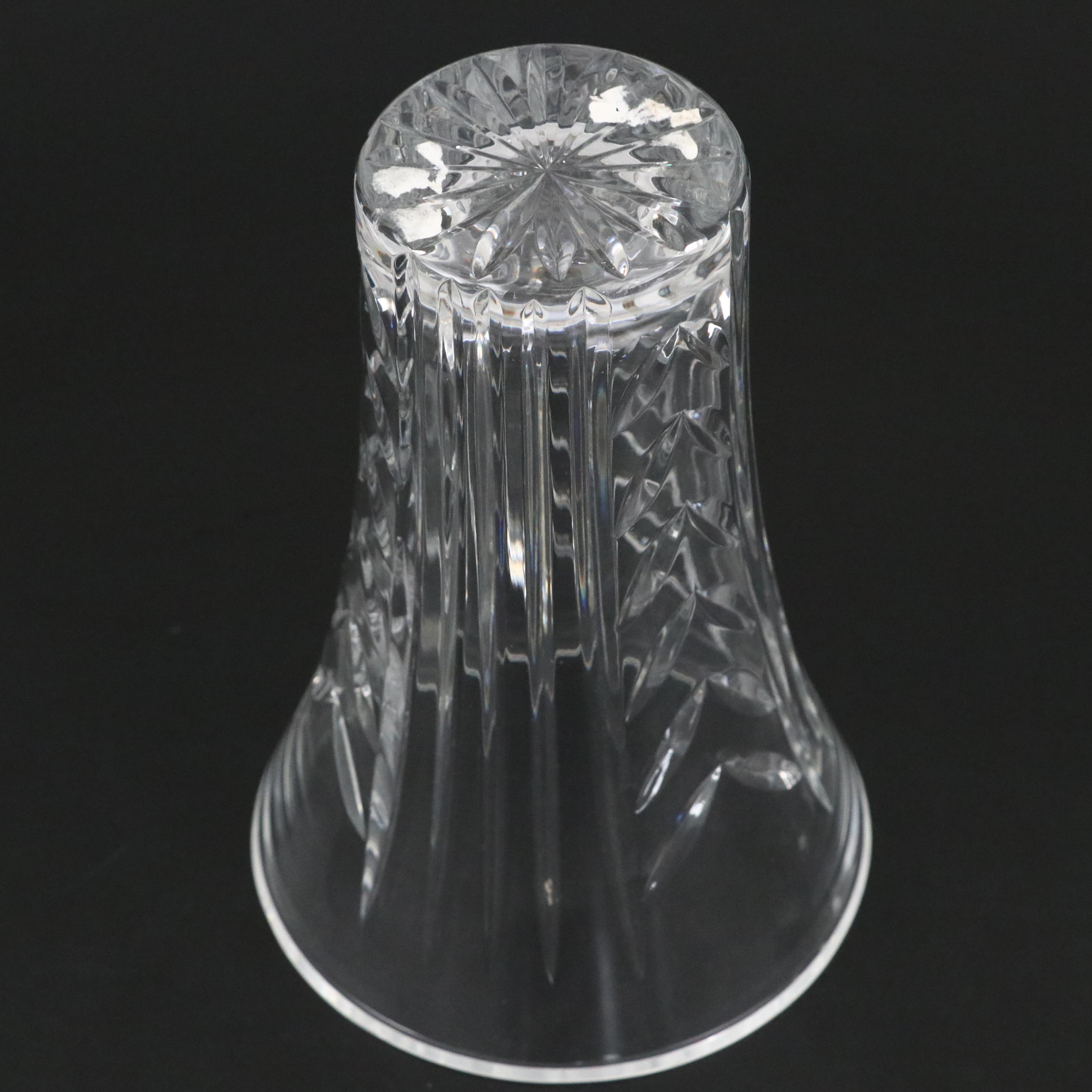 Waterford Crystal Vase and Knife Rest with Galway Crystal Bud Vase