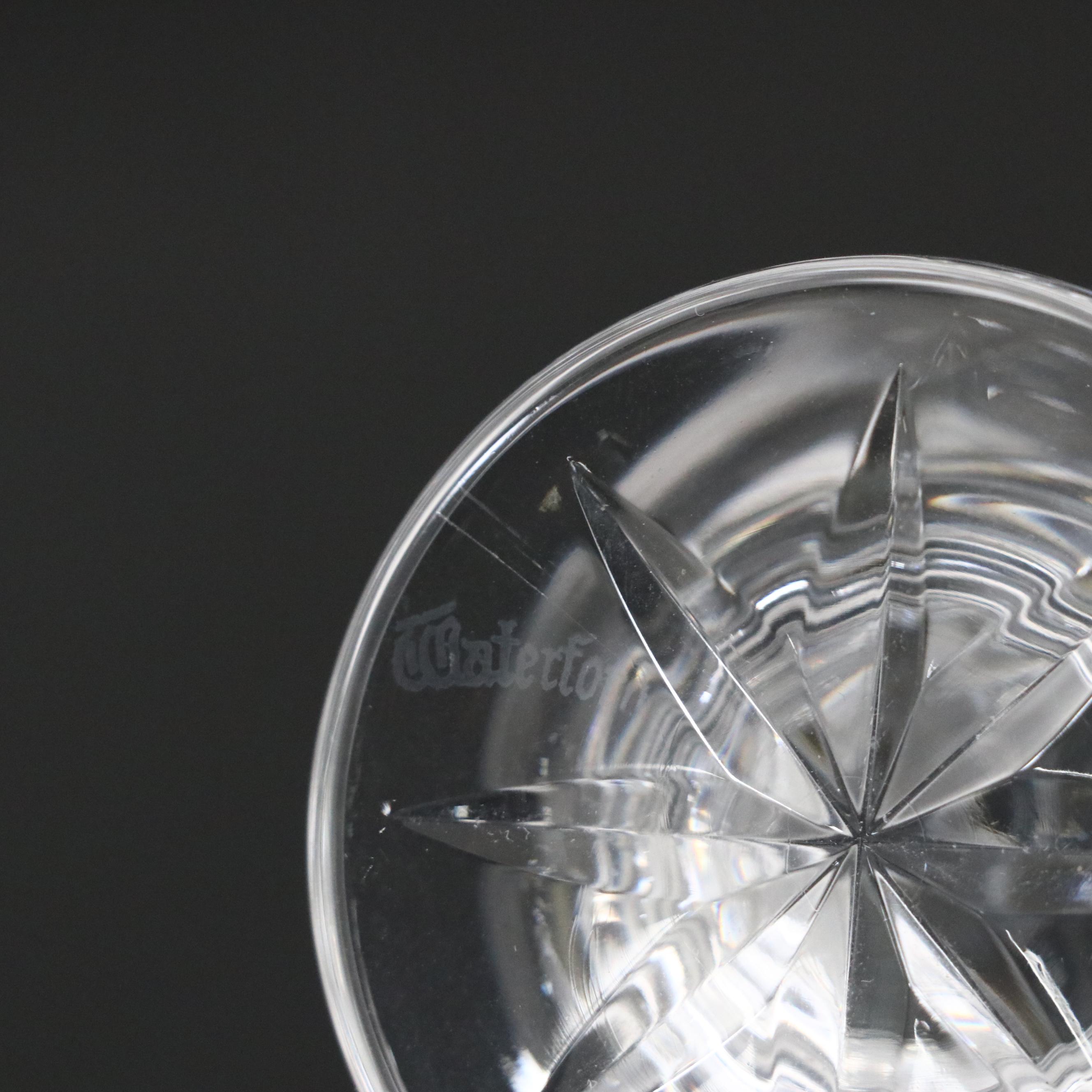 Waterford Crystal Vase and Knife Rest with Galway Crystal Bud Vase