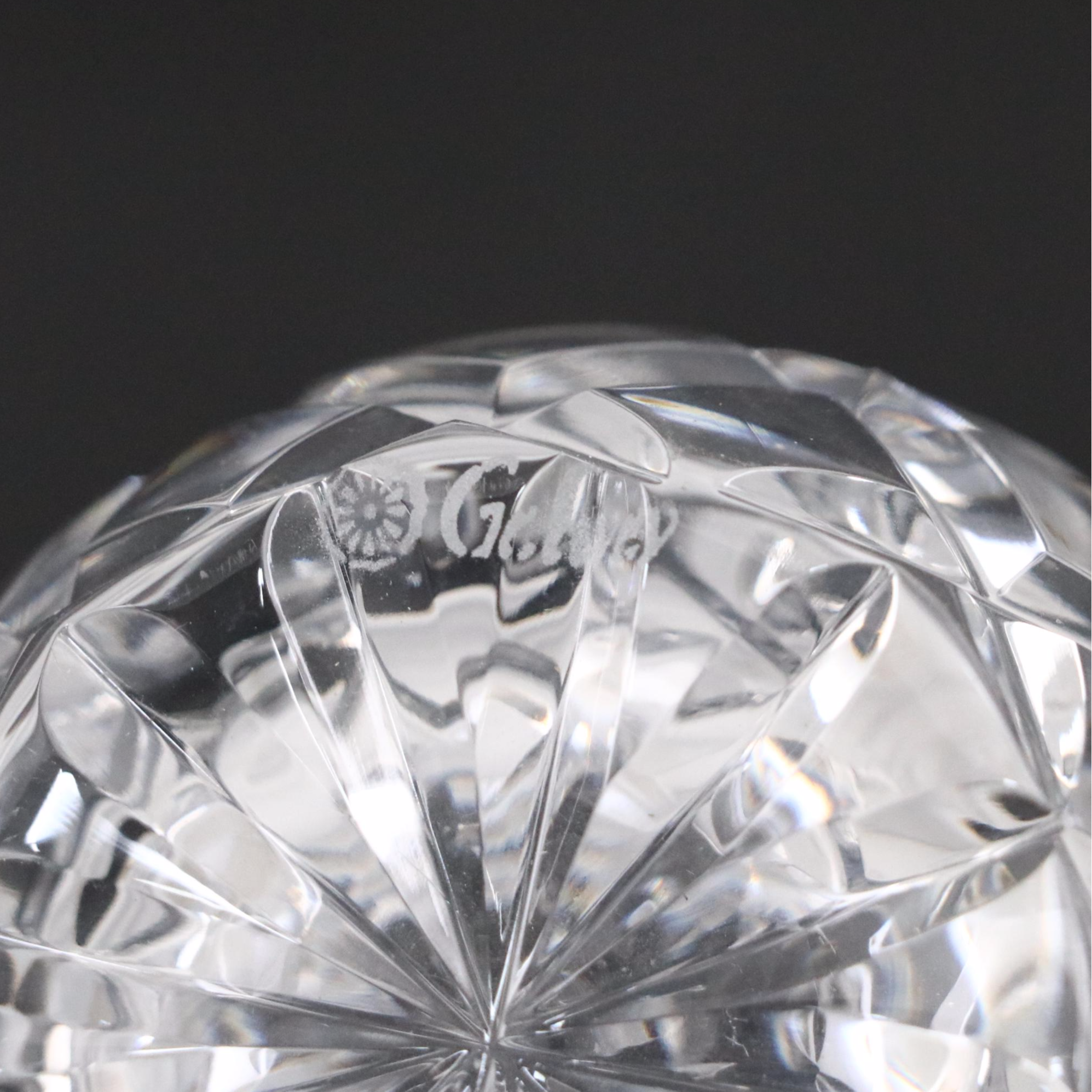 Waterford Crystal Vase and Knife Rest with Galway Crystal Bud Vase