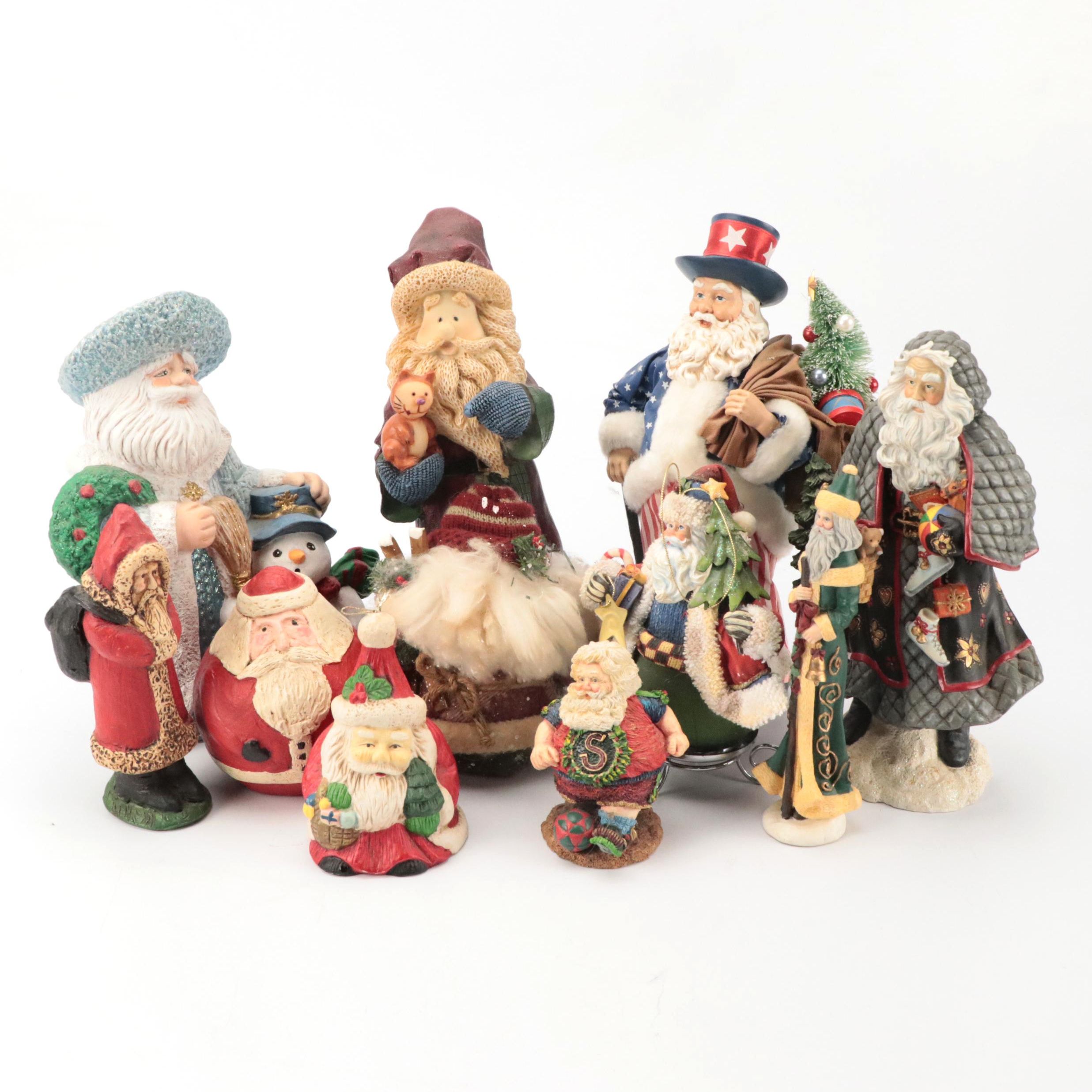 Pipka Limited Edition Resin Ukrainian Santa Figurine with More