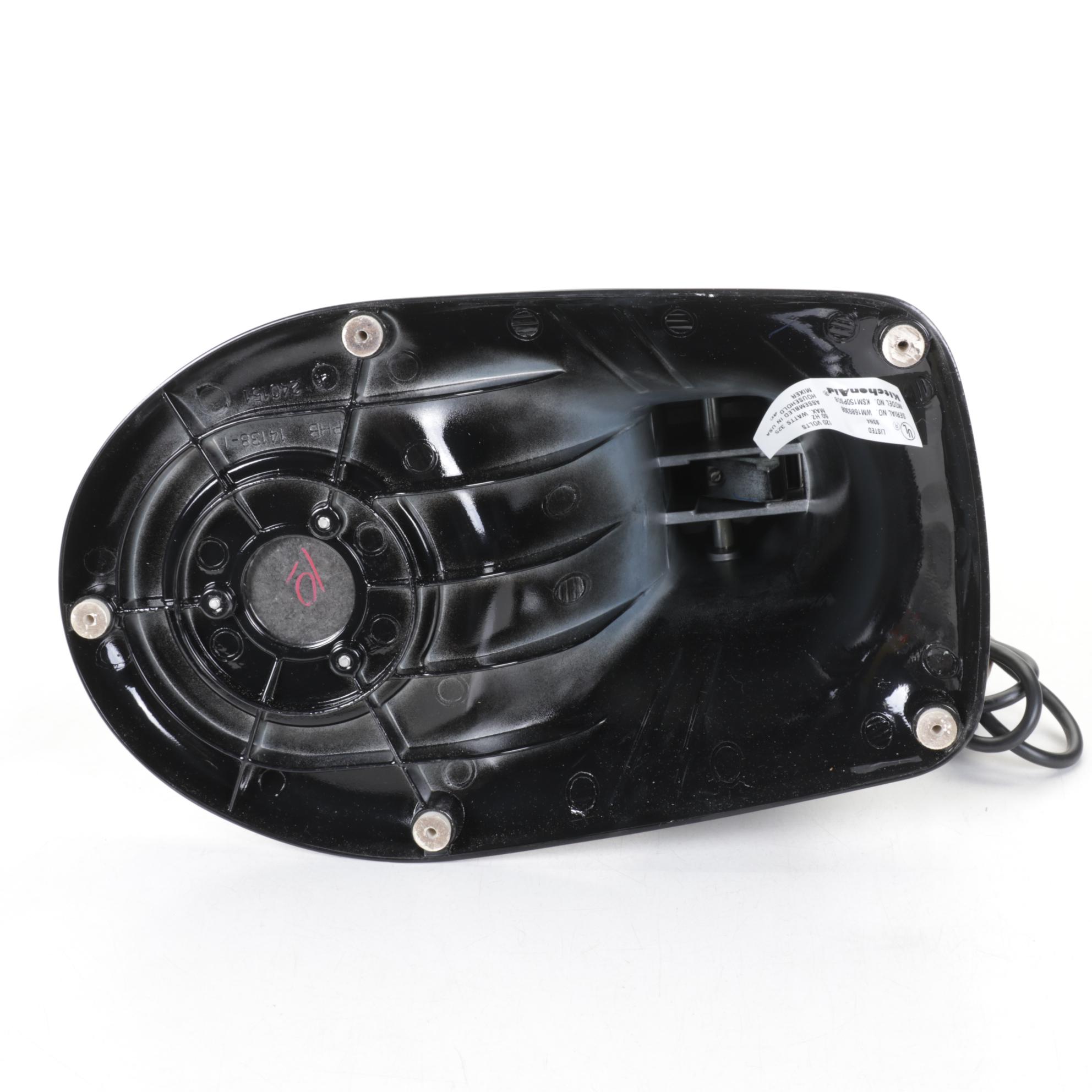 KitchenAid Onyx Black Artisan Series Tilt Head Stand Mixer with Accessories