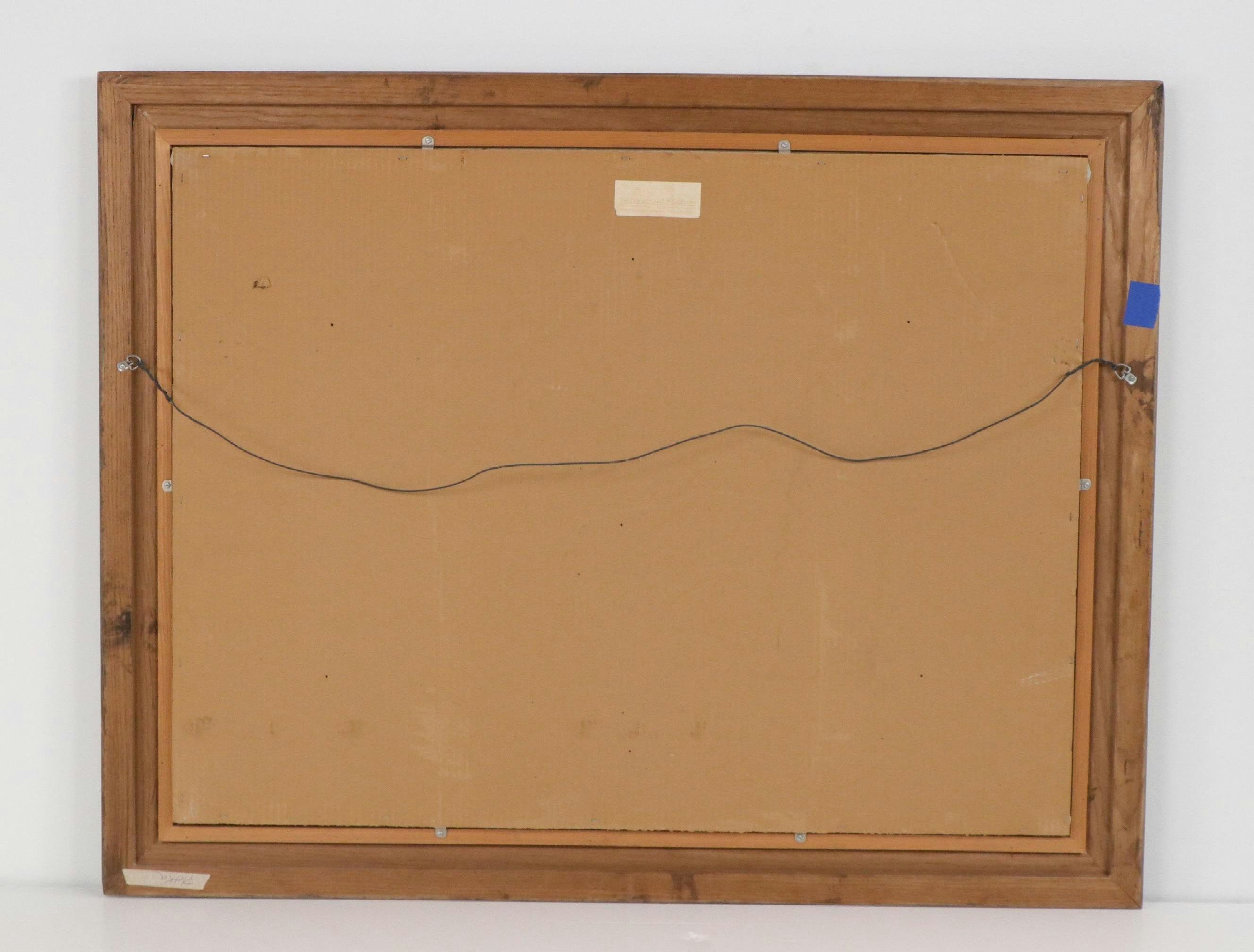 Paul Pletka Oil Portrait of a Native American, Circa 1970